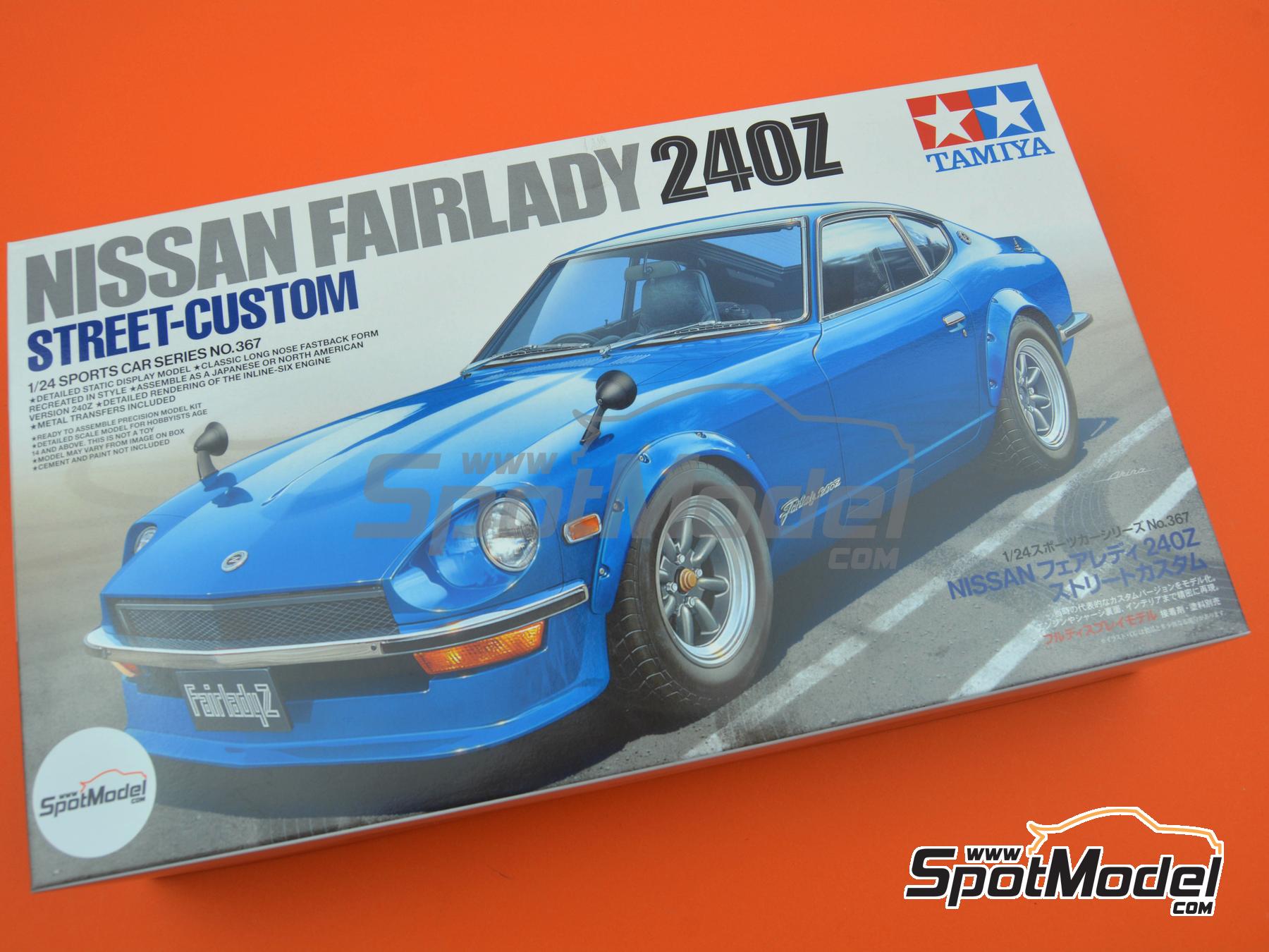 Image 37: Nissan Fairlady 240Z Street Custom | Car scale model kit in 1/24 scale manufactured by Tamiya (ref.&nbsp;TAM24367, also 4950344243679 and 24367)