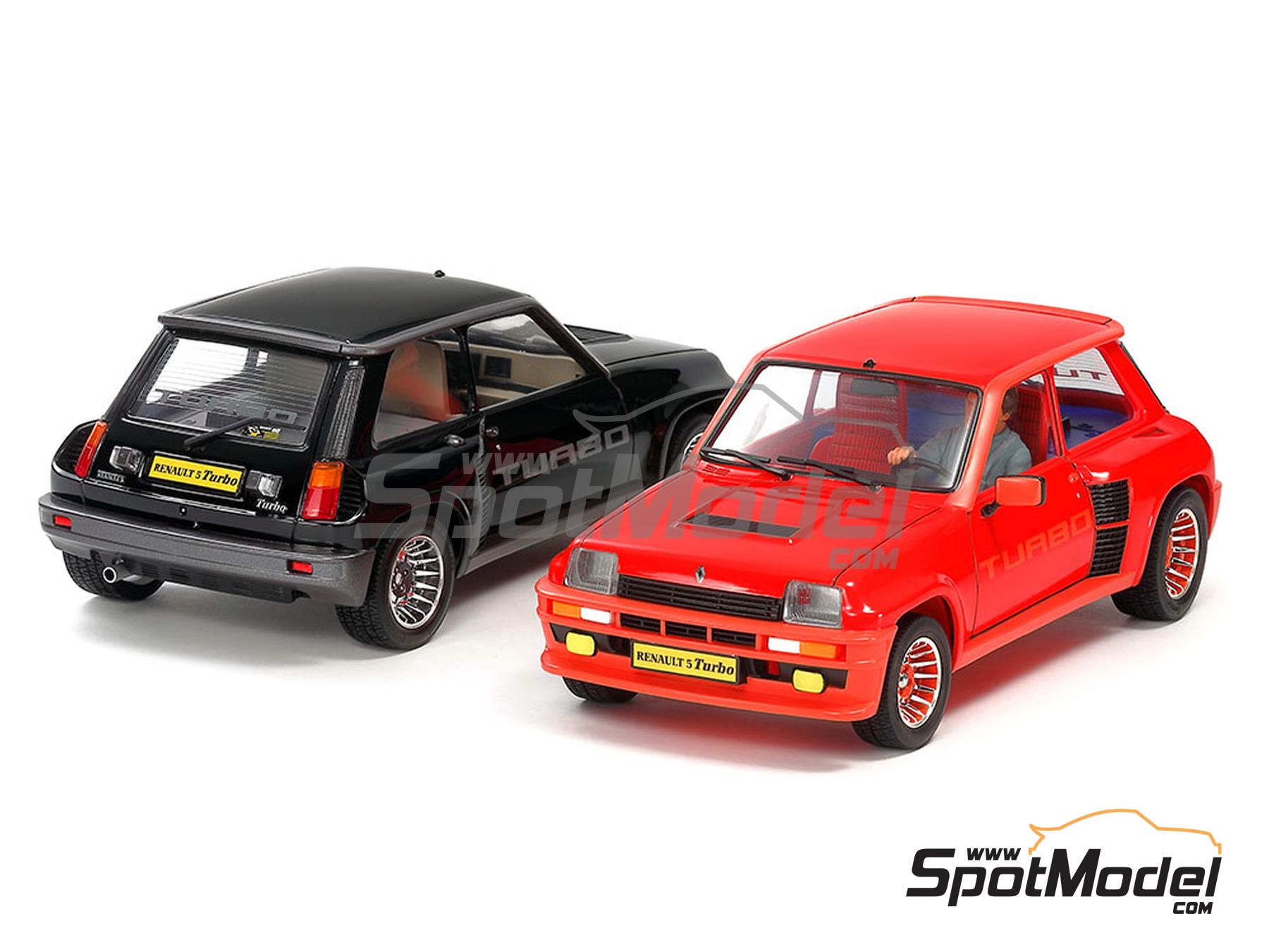 Image 3: Renault 5 Turbo | Car scale model kit in 1/24 scale manufactured by Tamiya (ref.&nbsp;TAM24368, also 4950344243686 and 24368)