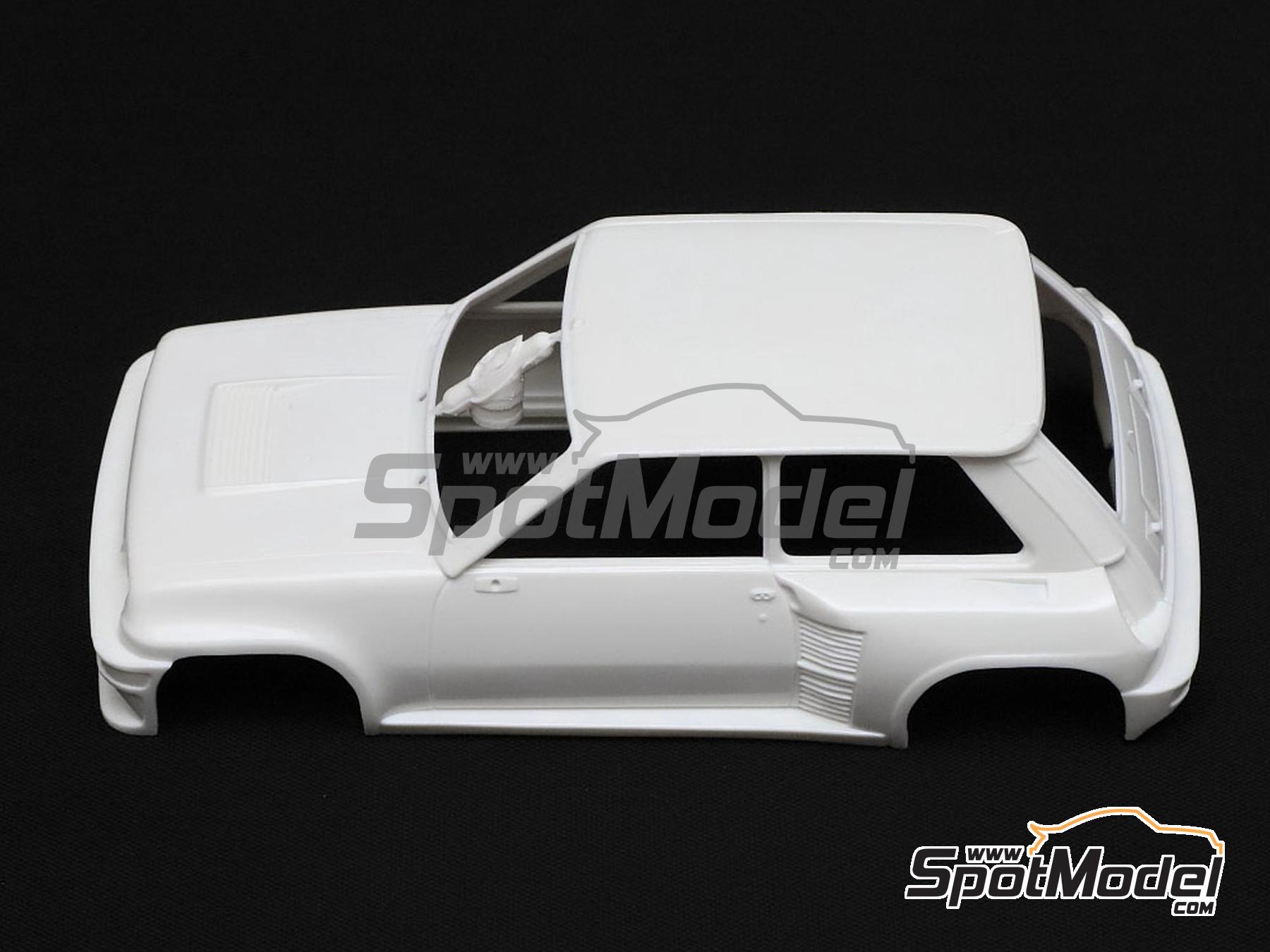 Image 8: Renault 5 Turbo | Car scale model kit in 1/24 scale manufactured by Tamiya (ref.&nbsp;TAM24368, also 4950344243686 and 24368)