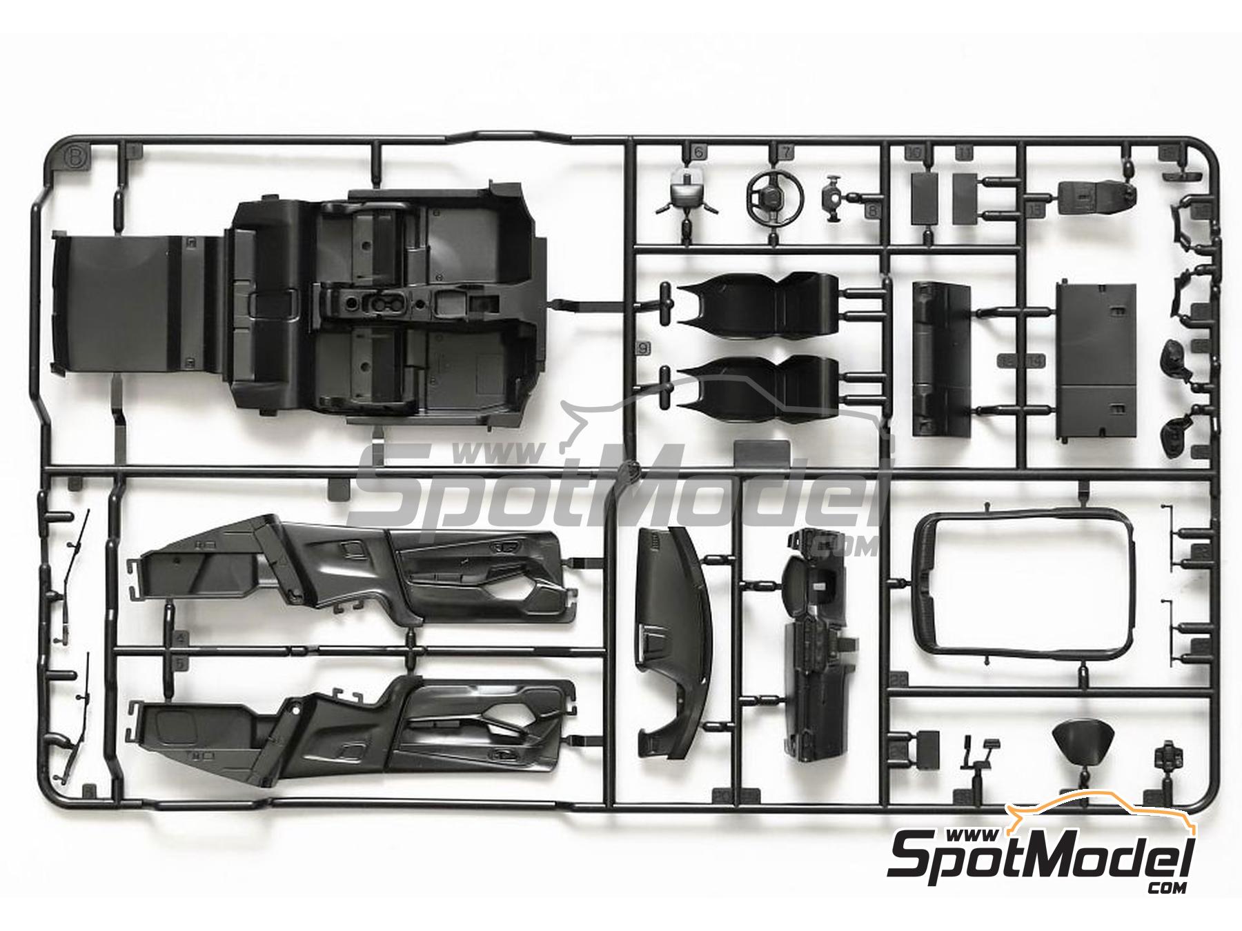 Image 18: Honda Prelude (BF1) | Maqueta de coche en escala 1/24 fabricado por Tamiya (ref. TAM24373, tambien 4950344243730 y 24373)