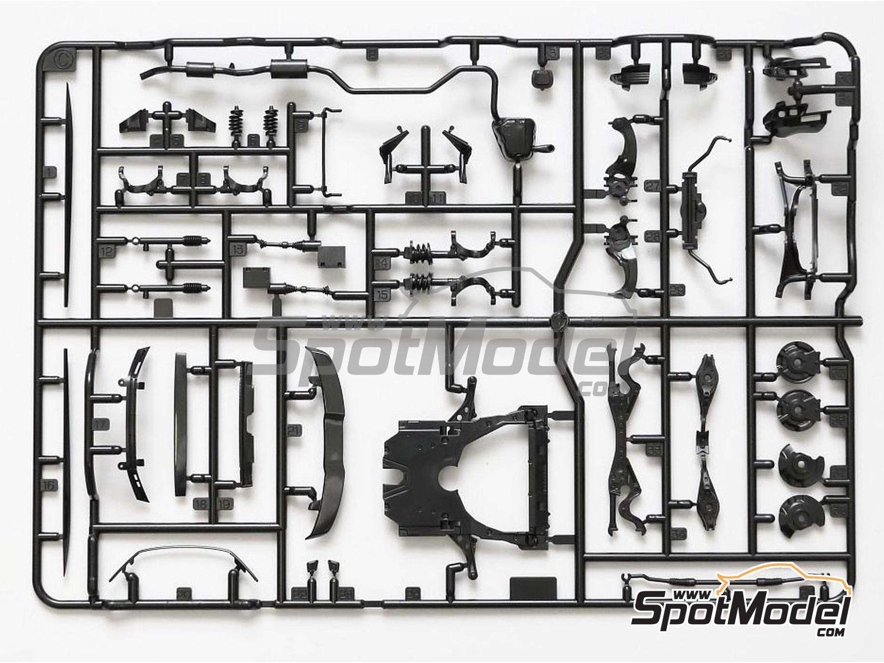 Image 19: Honda Prelude (BF1) | Maqueta de coche en escala 1/24 fabricado por Tamiya (ref. TAM24373, tambien 4950344243730 y 24373)