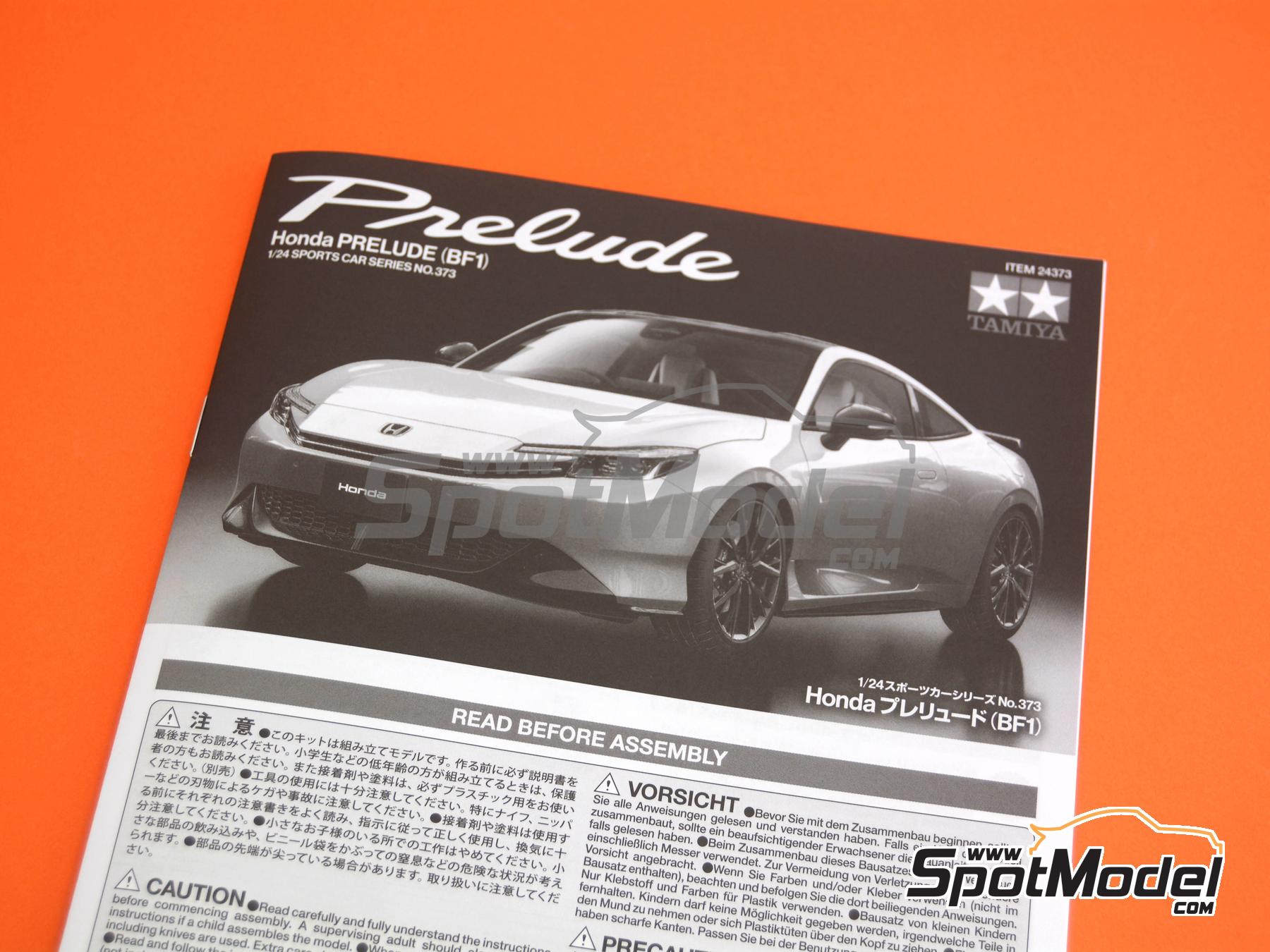 Image 31: Honda Prelude (BF1) | Maqueta de coche en escala 1/24 fabricado por Tamiya (ref. TAM24373, tambien 4950344243730 y 24373)