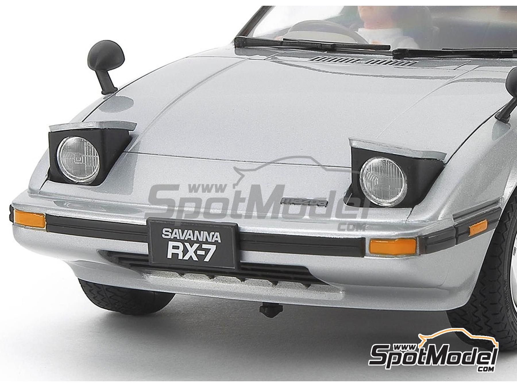 Image 6: Mazda Savanna RX-7 | Car scale model kit in 1/24 scale manufactured by Tamiya (ref.&nbsp;TAM24375, also 4950344243754 and 24375)