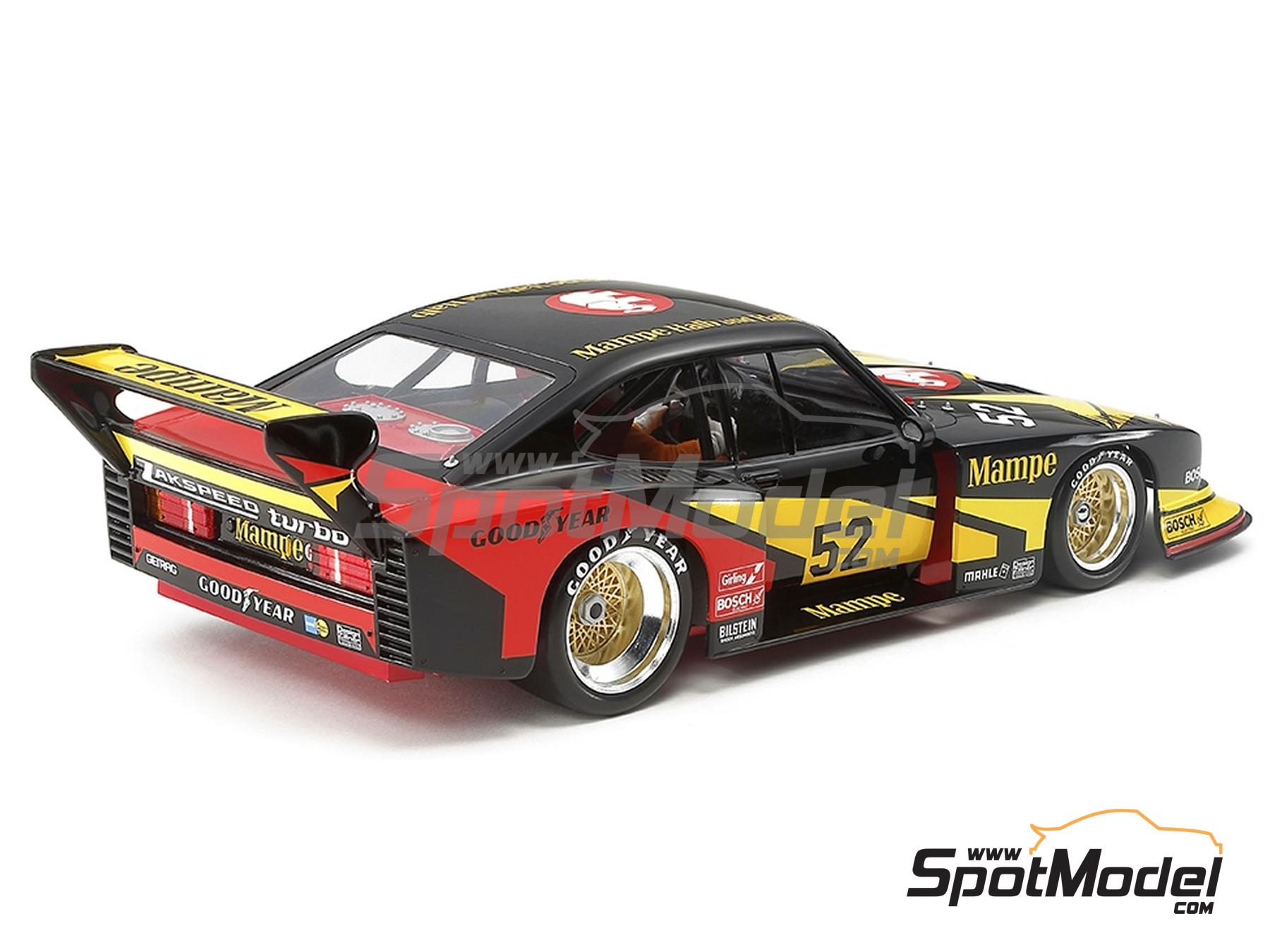 Image 3: Ford Zakspeed Capri Turbo Zakspeed Team sponsored by Mampe - Deutsche Rennsport Meisterschaft DRM 1978 | Car scale model kit in 1/24 scale manufactured by Tamiya (ref.&nbsp;TAM24376, also 4950344243761 and 24376)