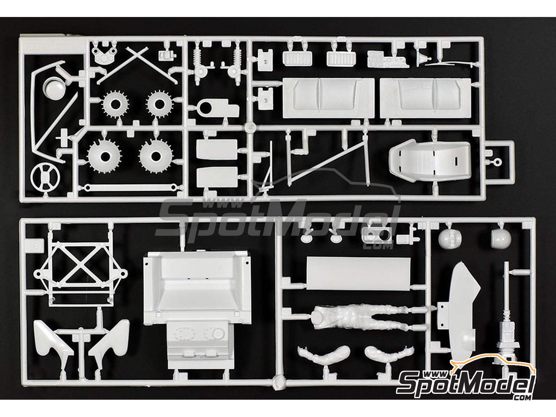 Image 8: Ford Zakspeed Capri Turbo Zakspeed Team sponsored by Mampe - Deutsche Rennsport Meisterschaft DRM 1978 | Car scale model kit in 1/24 scale manufactured by Tamiya (ref.&nbsp;TAM24376, also 4950344243761 and 24376)
