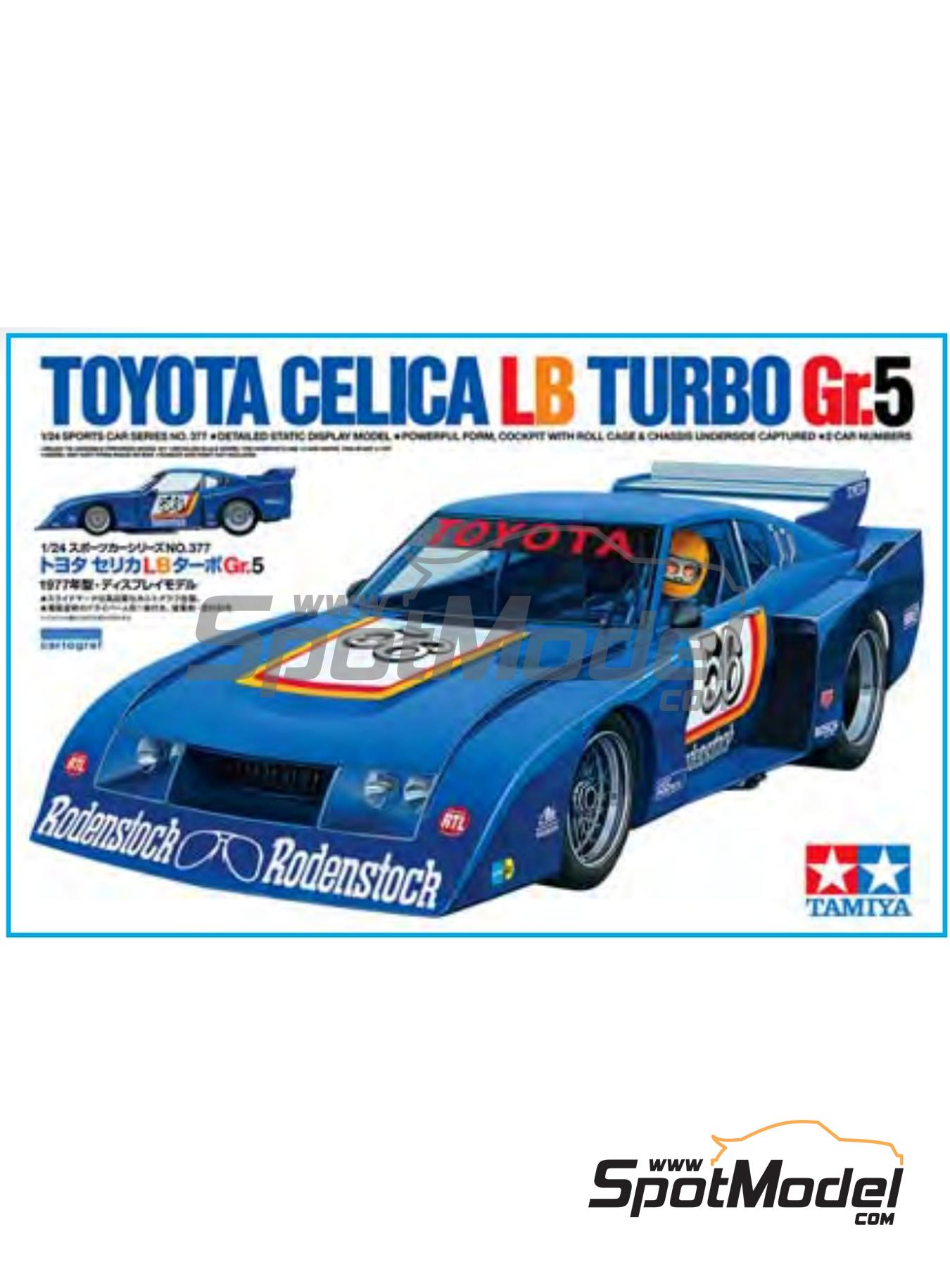 Tamiya 24377: Car scale model kit 1/24 scale - Toyota Celica LB
