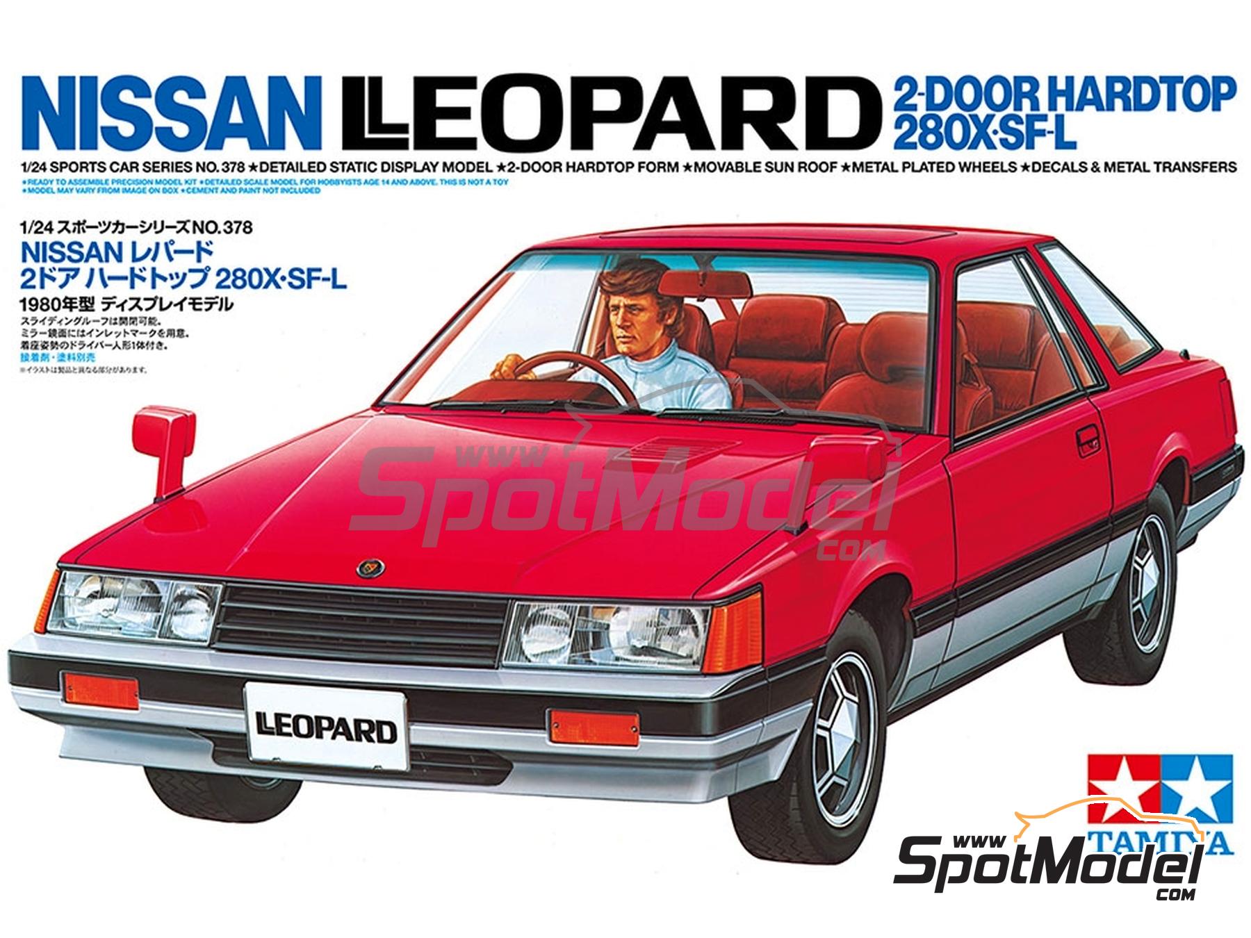 Tamiya 24378: Car scale model kit 1/24 scale - Nissan Leopard 2