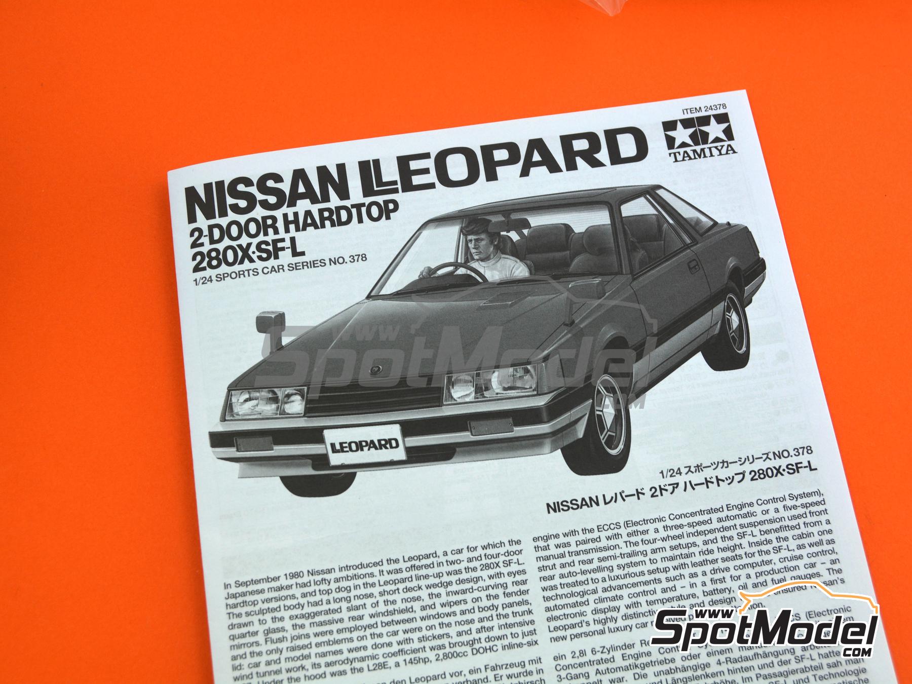 Tamiya 24378: Car scale model kit 1/24 scale - Nissan Leopard 2