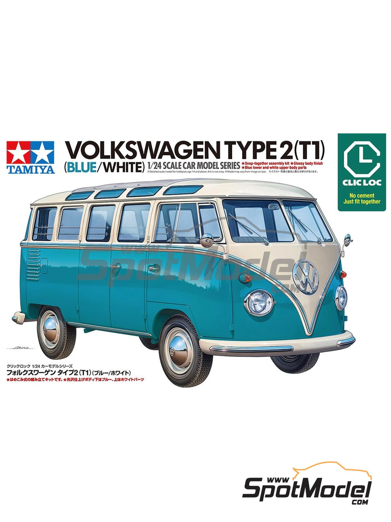 Tamiya 28102: Van scale model kit 1/24 scale - Volkswagen Type 2