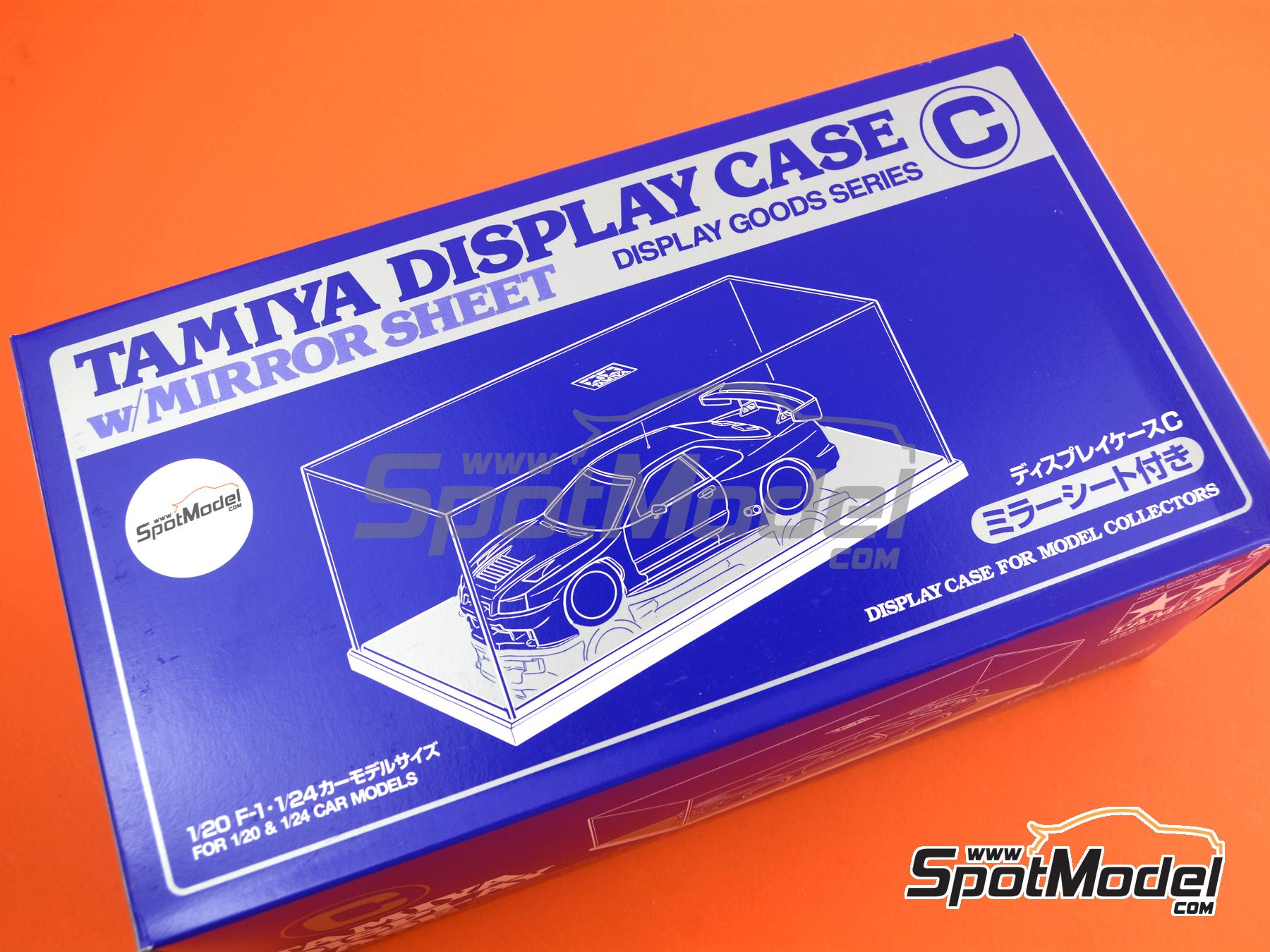 Image 4: Display case C with mirror sheet - 1/24, 1/20 vehicles | Display case in 1/24 scale manufactured by Tamiya (ref.&nbsp;TAM73008, also 4950344730087 and 73008)