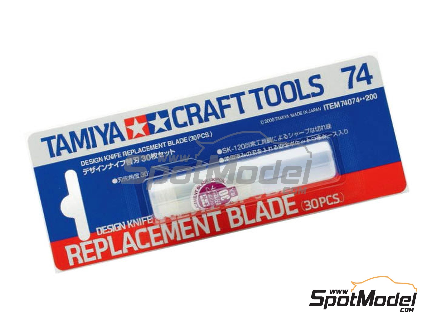 Tamiya Hobby Tool Design Knife Replacement Blade For Tamiya Reference Tam740 30 Units Ref Tam Spotmodel