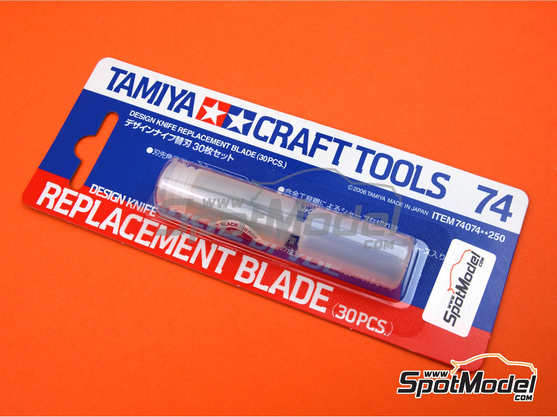 Tamiya Hobby Tool Design Knife Replacement Blade For Tamiya Reference Tam740 30 Units Ref Tam Spotmodel