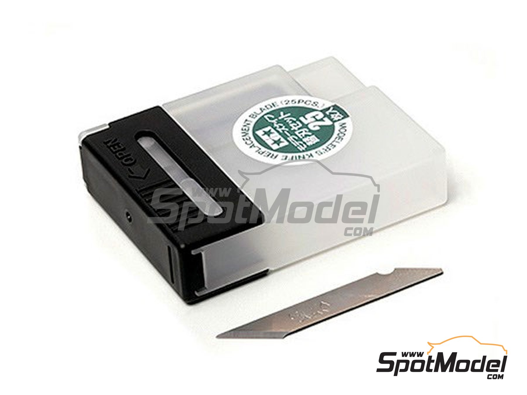Image 1: Cuchilla de repuesto - Modeler's knife replacement blade | Herramienta de modelismo fabricado por Tamiya (ref.&nbsp;TAM74075, tambien 4950344062324 y 74075)