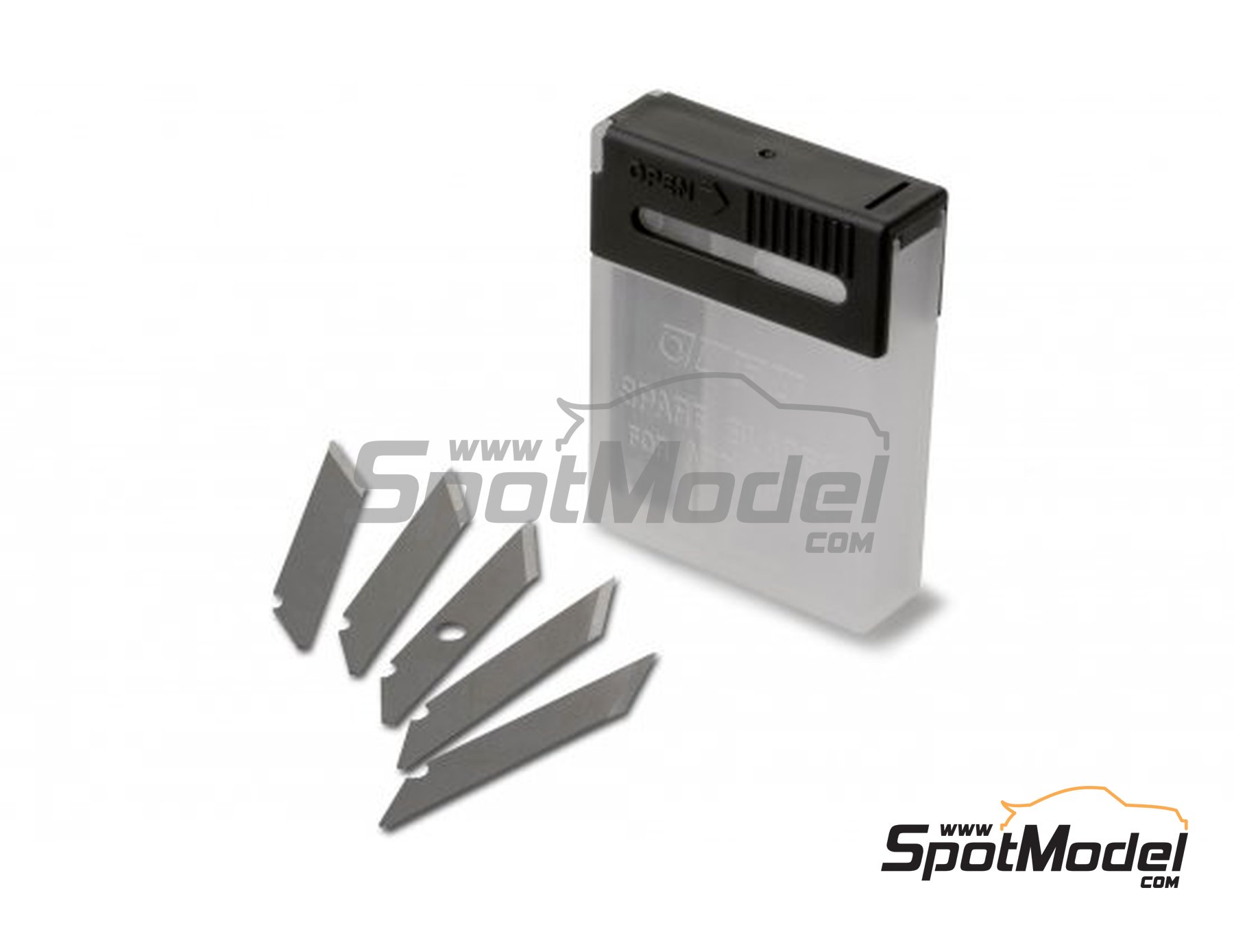 Image 2: Cuchilla de repuesto - Modeler's knife replacement blade | Herramienta de modelismo fabricado por Tamiya (ref.&nbsp;TAM74075, tambien 4950344062324 y 74075)