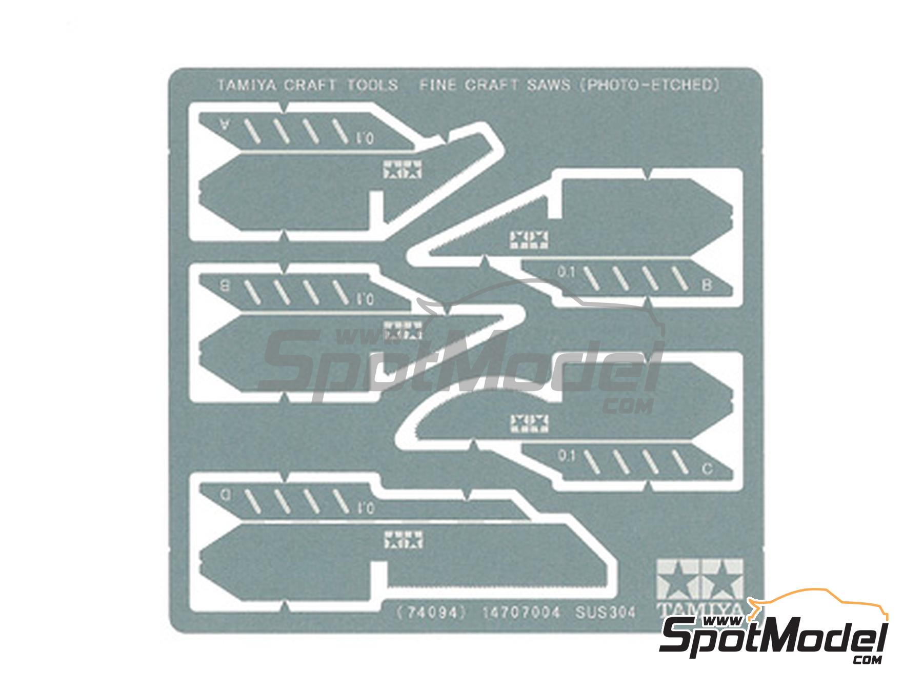 Image 1: Sierras finas 0,1mm - Fine Craft Saws | Herramienta de modelismo fabricado por Tamiya (ref.&nbsp;TAM74094, tambien 4950344062355 y 74094)
