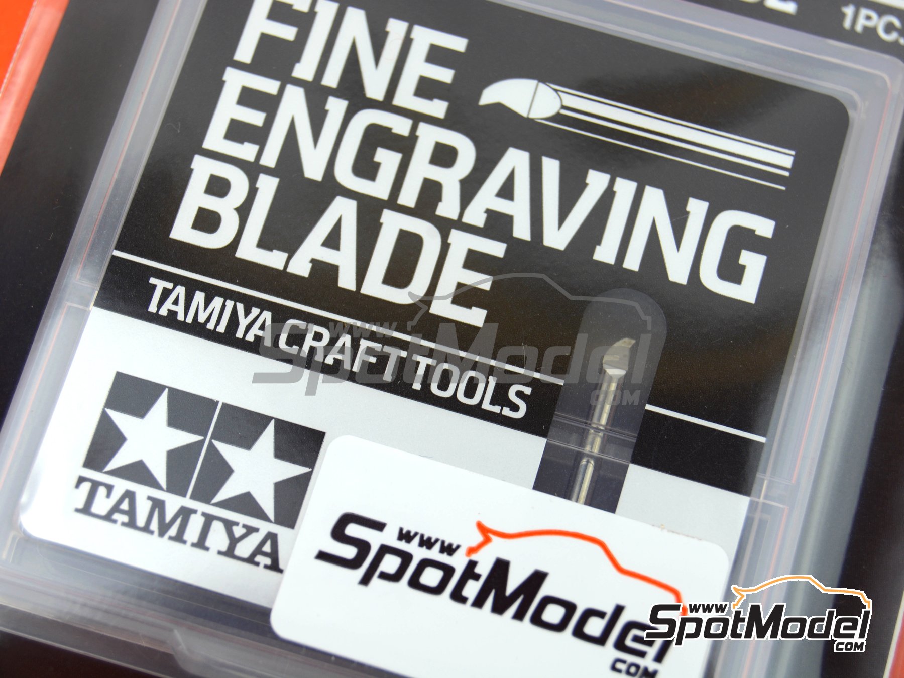 Image 2: Hoja de panelado - Fine engraving blade 0.5mm | Panelador fabricado por Tamiya (ref.&nbsp;TAM74138, tambien 4950344741380 y 74138)