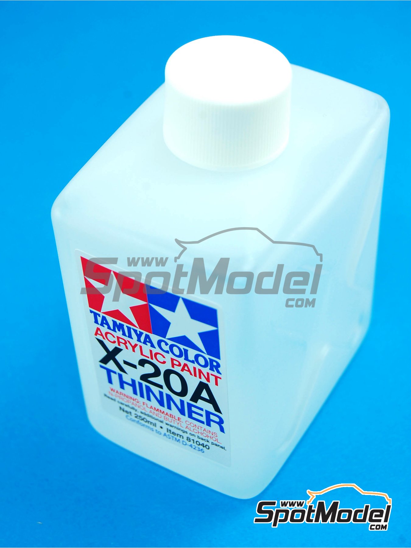 Tamiya 81040 Acrylic Paint Thinner X-20a 250ml Bottle for sale online