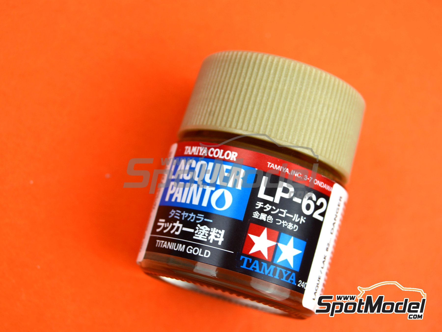 Tamiya Lacquer paint Titanium Gold LP62 1 x 10ml (ref. TAM82162