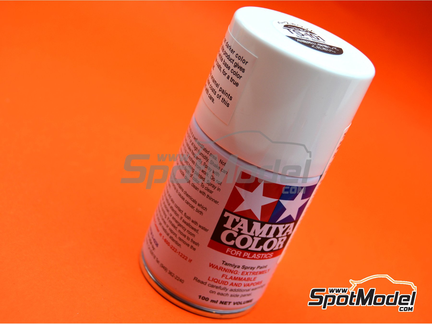 Image 2: Base white TS-101 | Spray manufactured by Tamiya (ref.&nbsp;TAM85101)