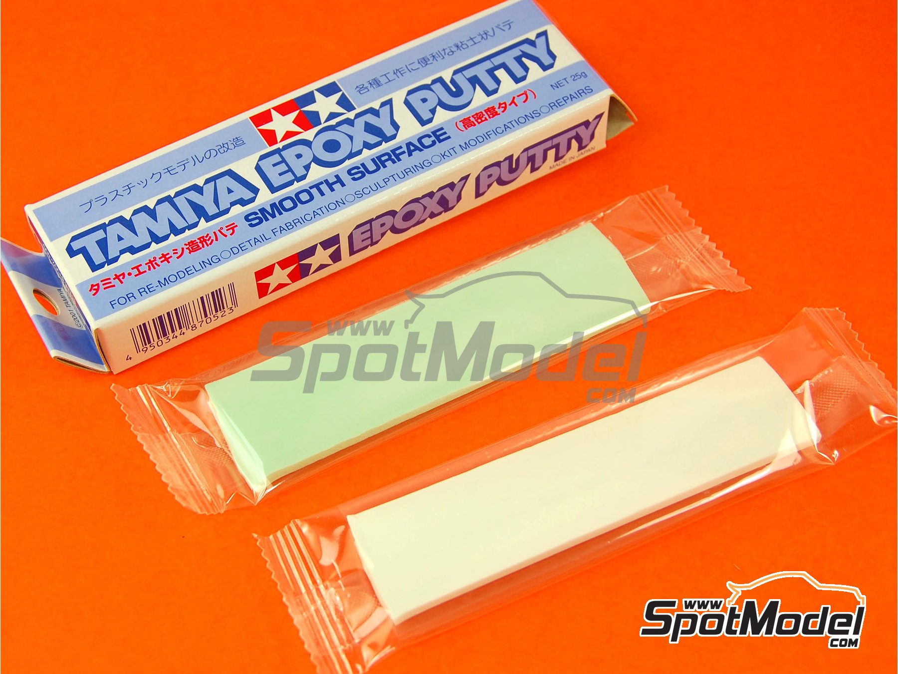 Mastic Tamiya Putty Epoxy bi-composant Mega Pack 100 gr. 87145