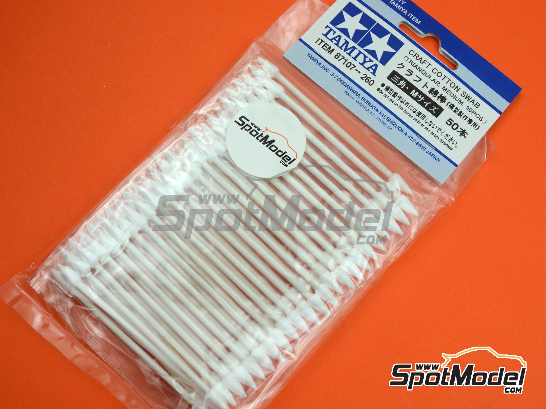 Tamiya 87107 Cotton swabs Craft Cotton Swab Triangular Medium