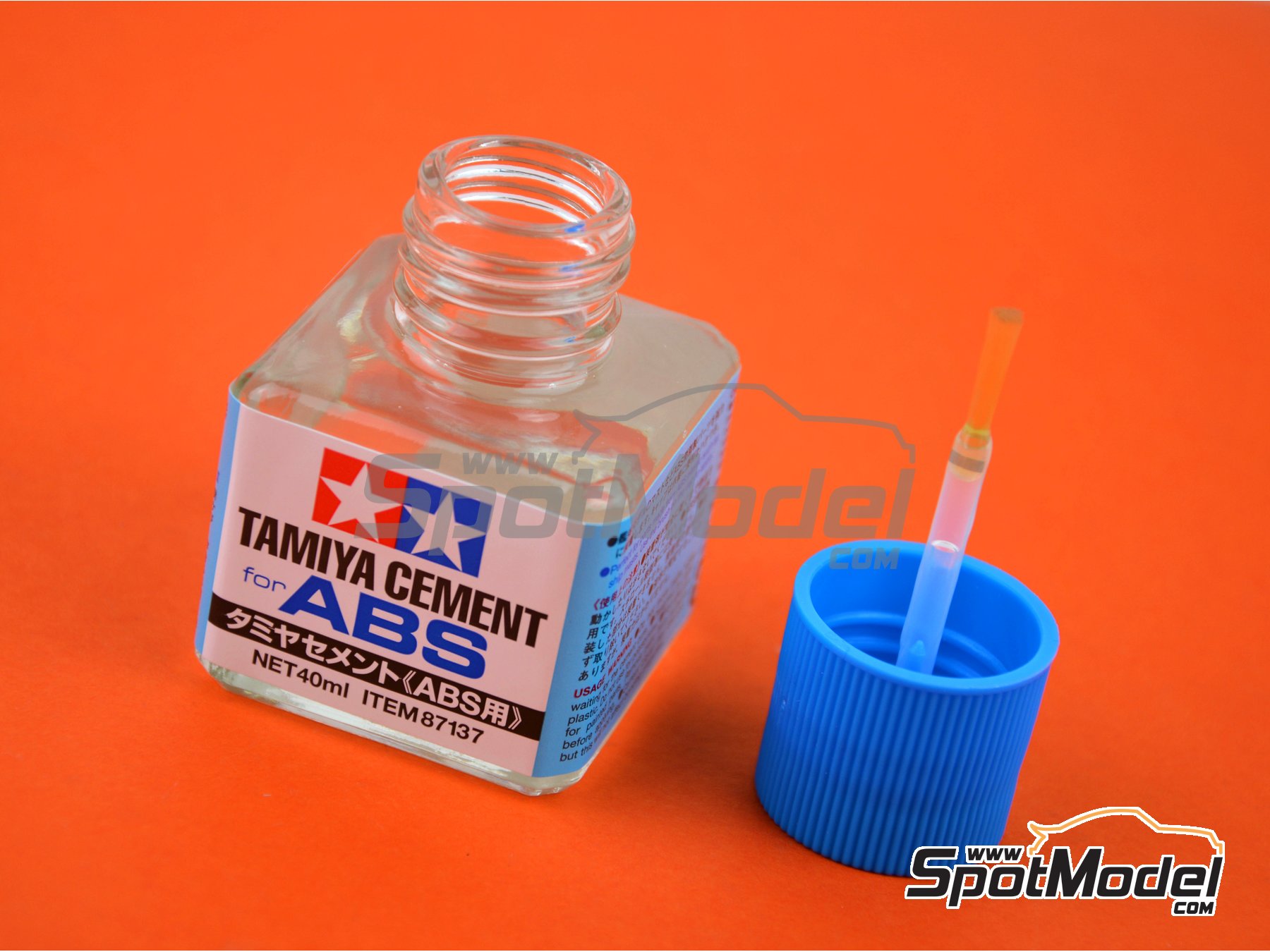 Tamiya 87137: Glue Tamiya 87137 Cement for ABS parts 1 x 40ml (ref.  TAM87137)