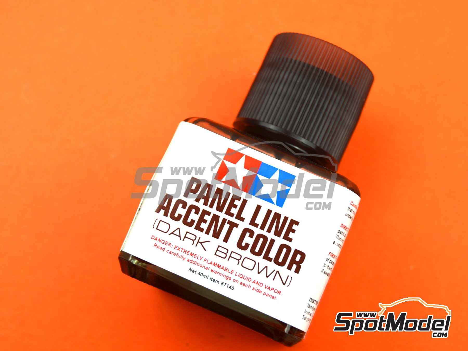 Tamiya - Panel Line Accent Color, 40ml Dark Brown - 87140