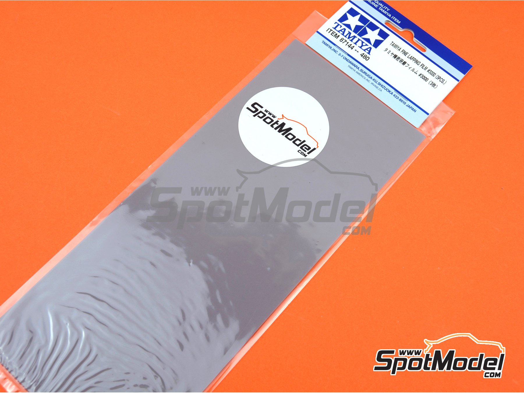 Image 2: Fine Lapping Film 3000 | Herramienta de modelismo fabricado por Tamiya (ref.&nbsp;TAM87144, tambien 4950344871445 y 87144)
