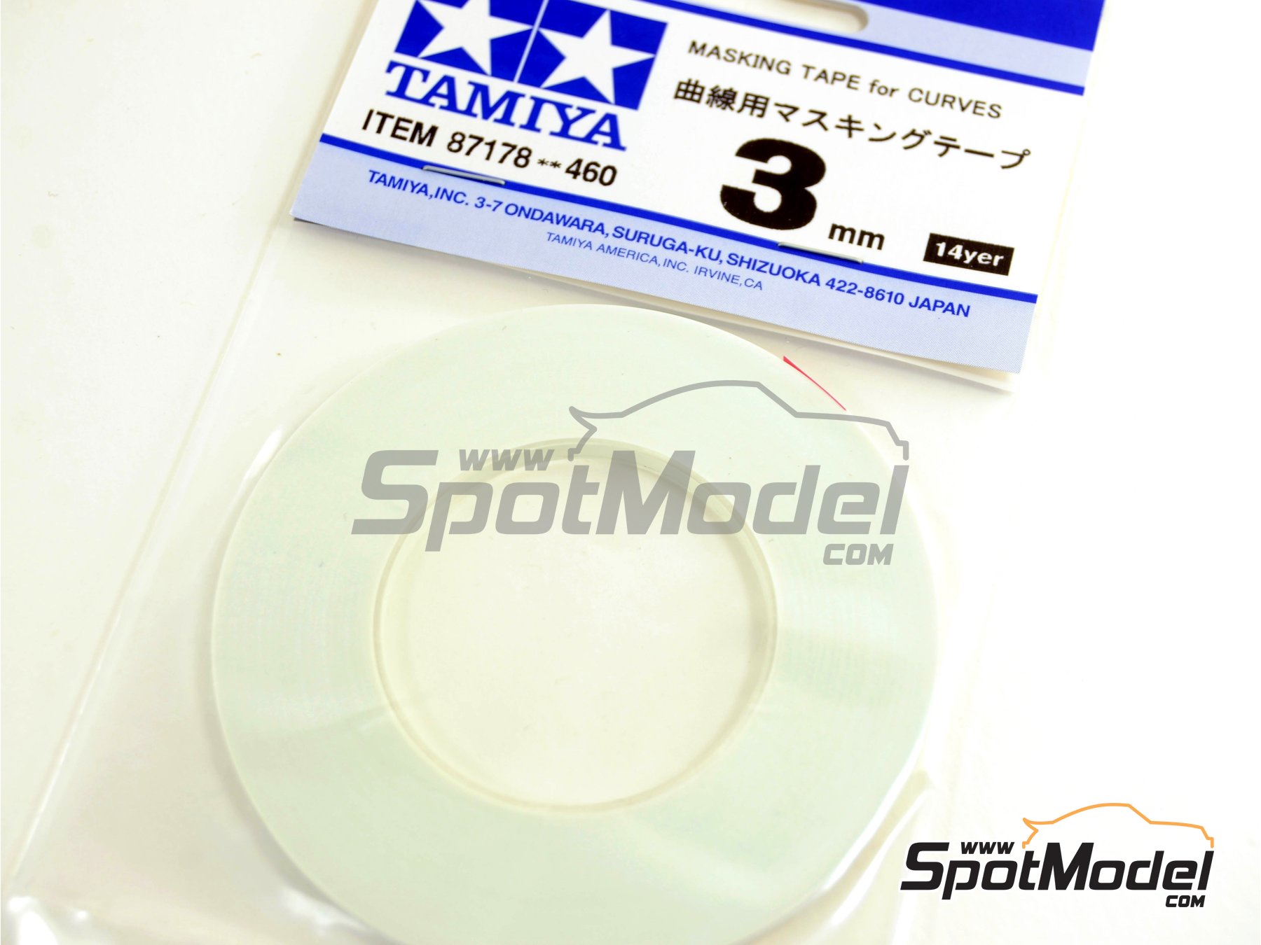 Tamiya TAM87178 87178 Masking Tape for Curves 3Mm 