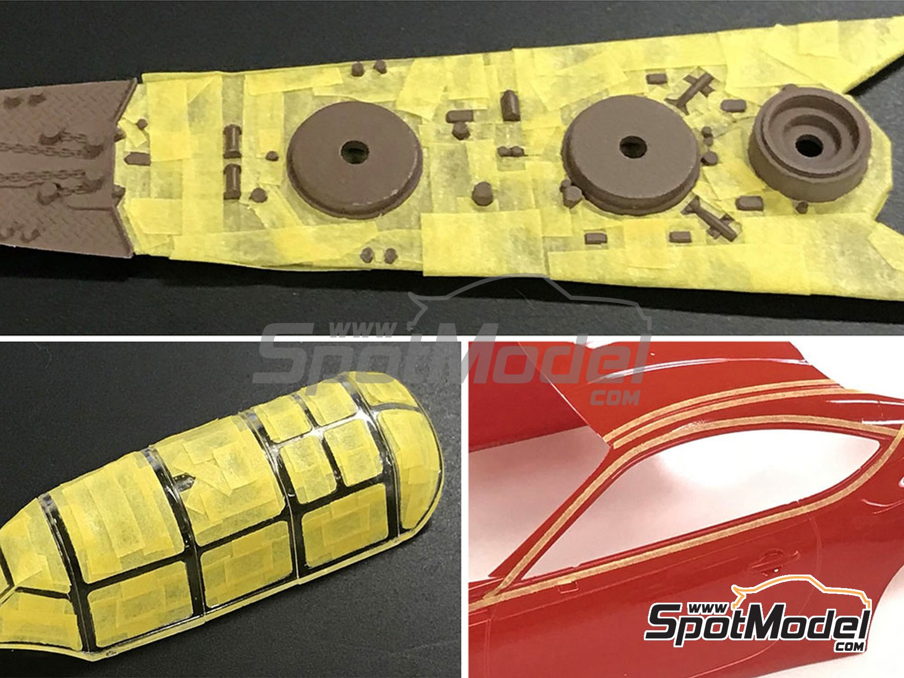 Image 2: Masking Tape 1mm x 18 meters | Masks manufactured by Tamiya (ref.&nbsp;TAM87206, also 4950344872060 and 87206)