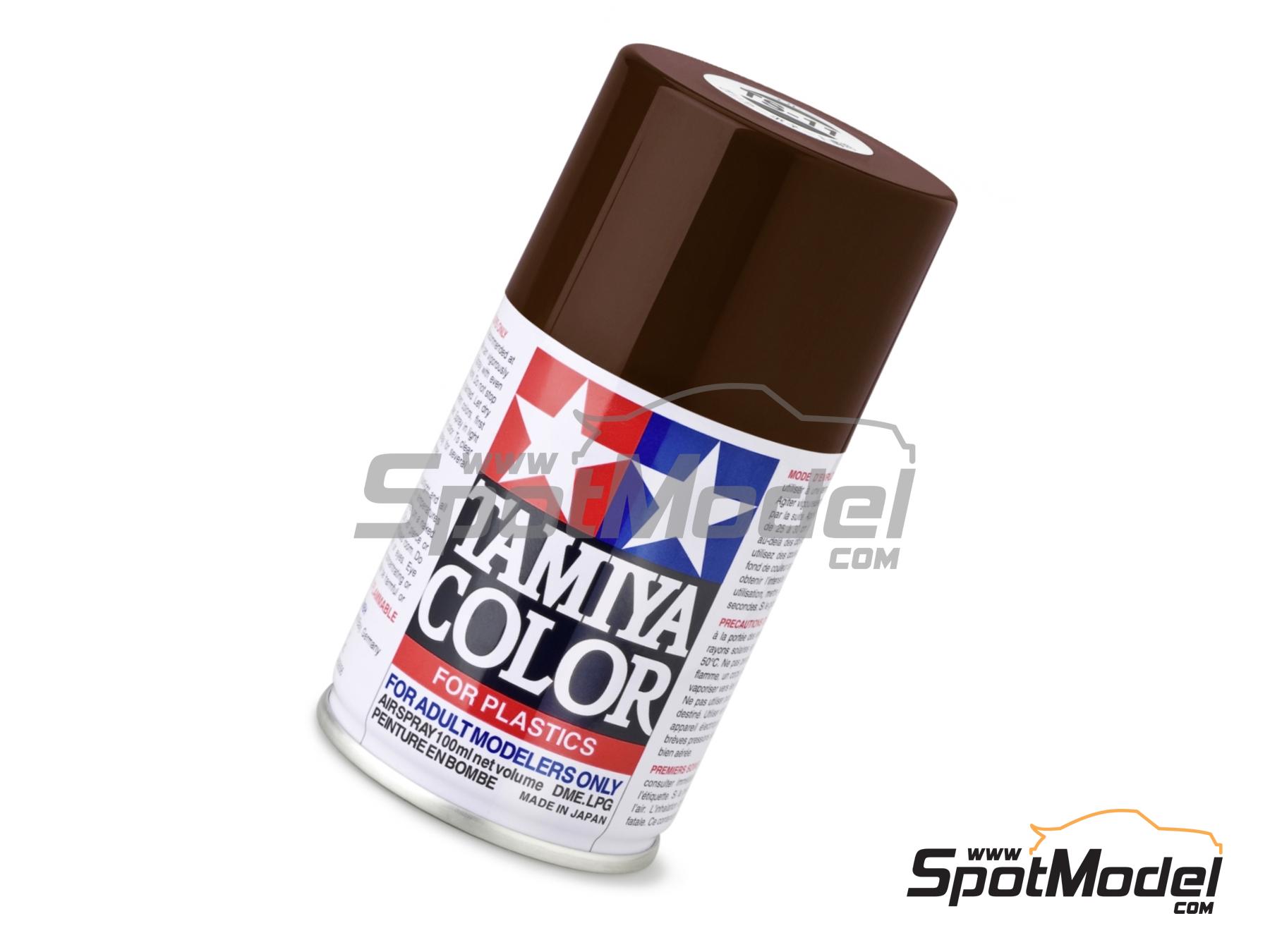 Image 1: Maroon TS-11 - 1 x 100ml | Spray manufactured by Tamiya (ref.&nbsp;TS-11, also 4950344072224, 85011 and TAM85011)
