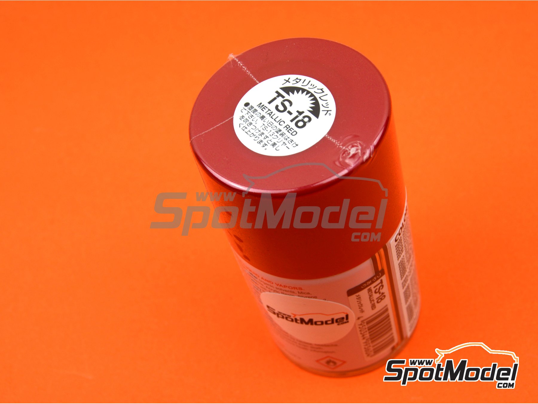 Metallic Red TS-18 - 1 x 100ml. Spray manufactured by Tamiya (ref. TS-18,  also 85018 and TAM85018)