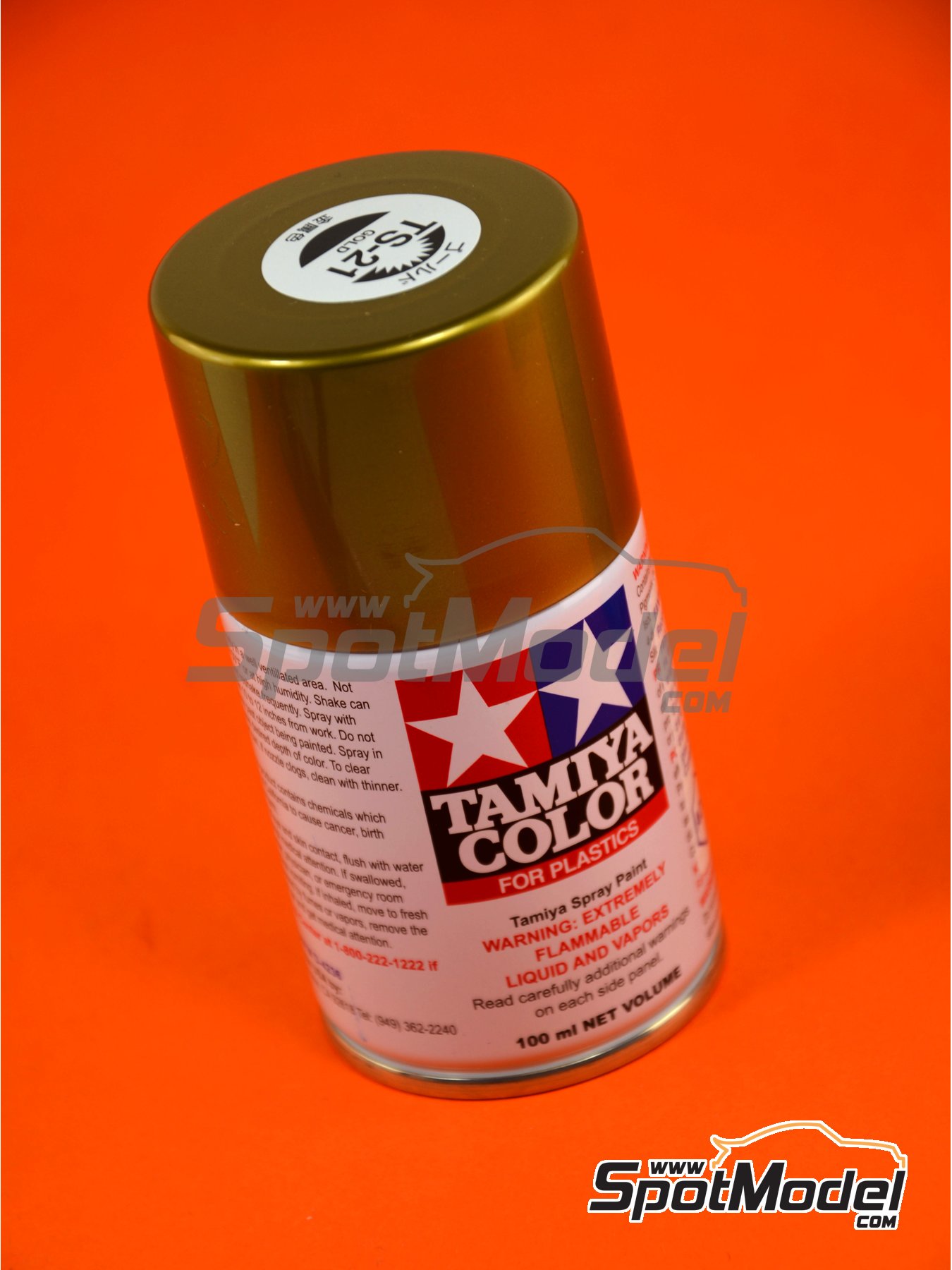 Tamiya TS-21 Gold Spray Lacquer