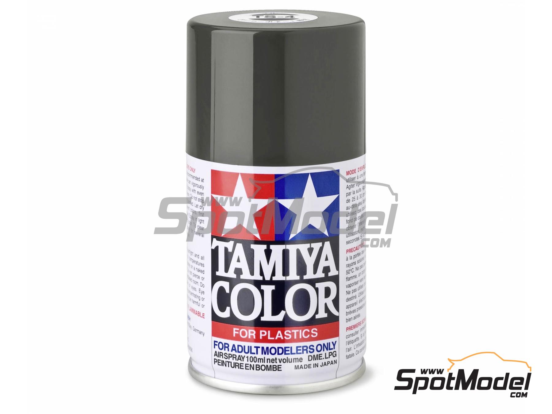 Image 1: German Grey TS-4 - 1 x 100ml | Spray manufactured by Tamiya (ref.&nbsp;TS-4, also 85004 and TAM85004)