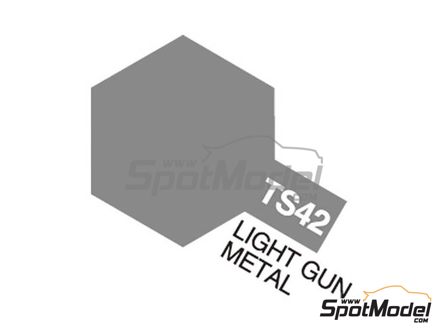 Tamiya 85042: Spray Light gun metal TS-42 1 x 100ml (ref. TS-42