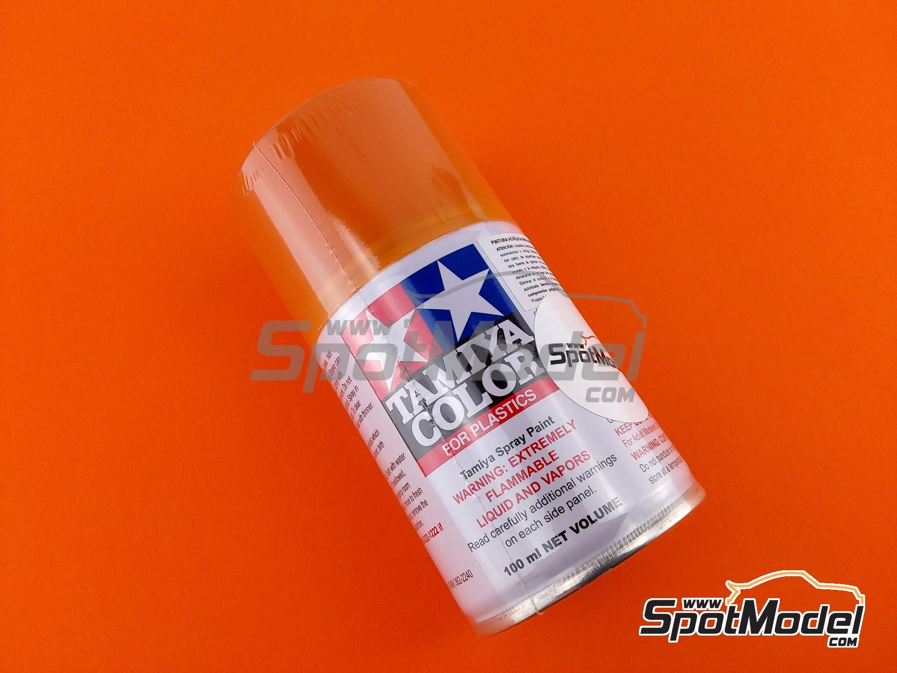 Image 2: Clear Orange TS-73 - 1 x 100ml | Spray manufactured by Tamiya (ref.&nbsp;TS-73, also 85073 and TAM85073)