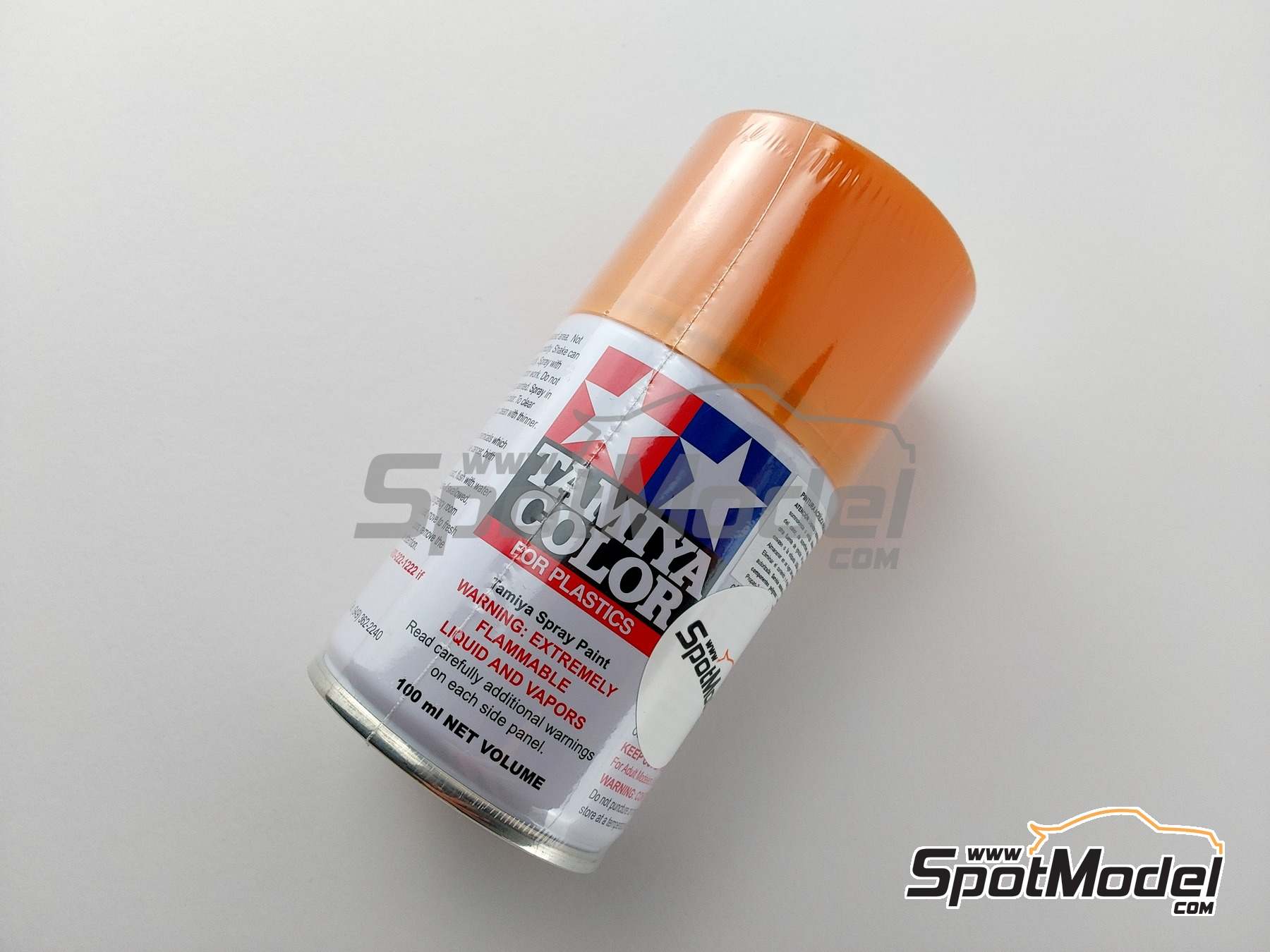 Image 3: Clear Orange TS-73 - 1 x 100ml | Spray manufactured by Tamiya (ref.&nbsp;TS-73, also 85073 and TAM85073)