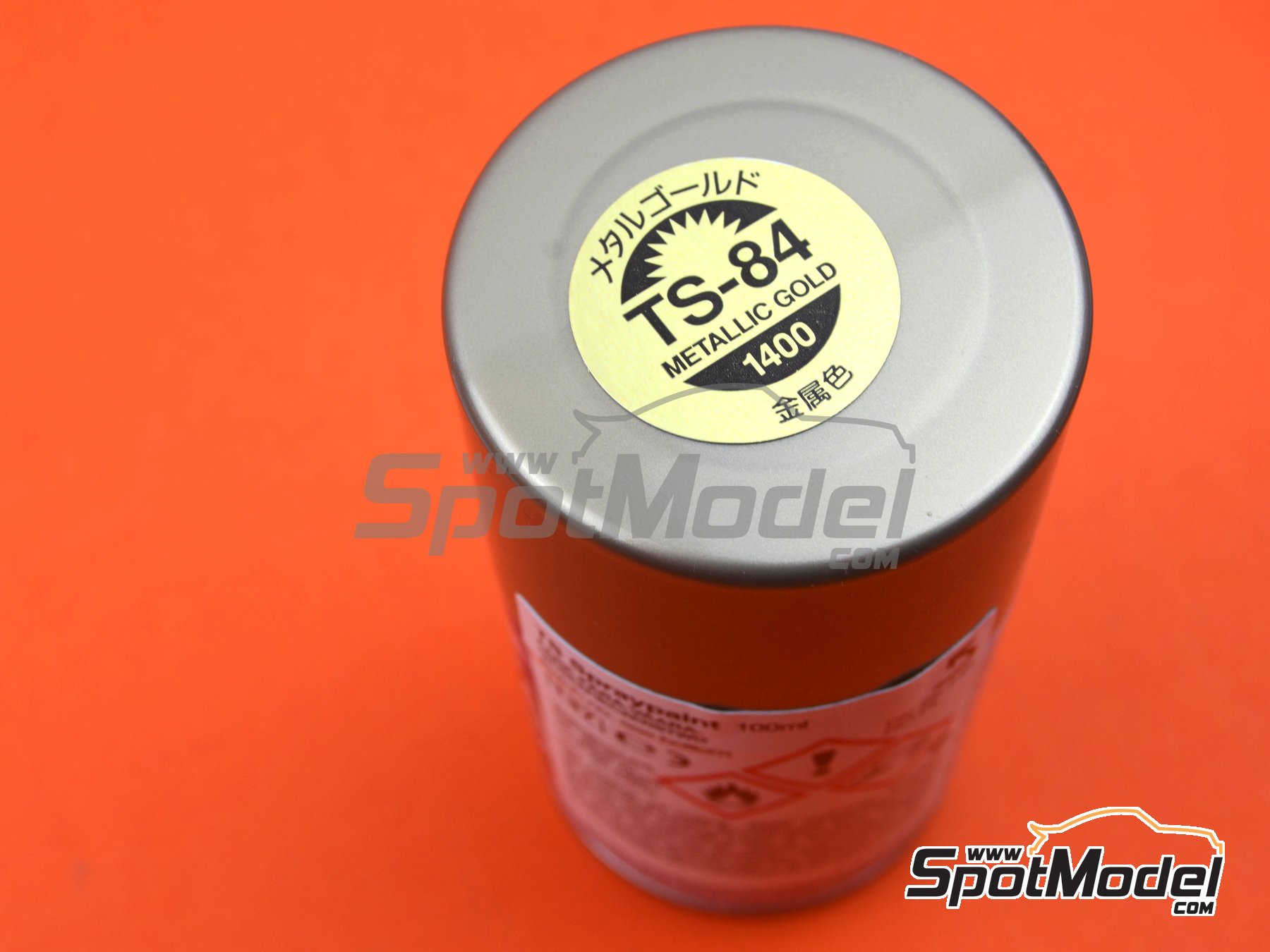 Metallic gold TS-84 - 1 x 100ml. Spray manufactured by Tamiya (ref. TS-84,  also 4950344850846, 85084 and TAM85084)