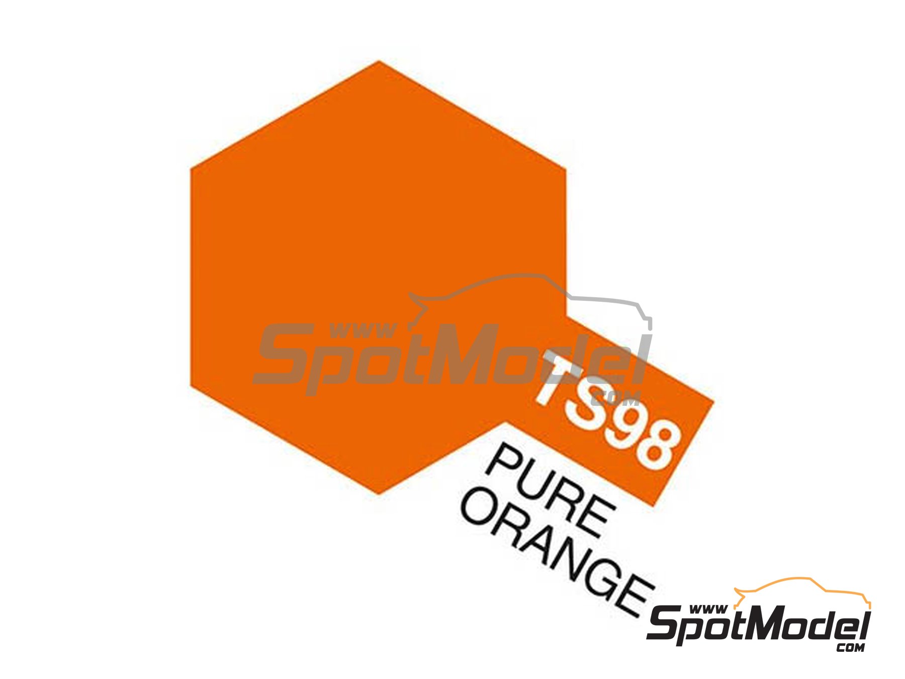 Image 1: Naranja puro TS-98 Pure orange - 1 x 100ml | Spray fabricado por Tamiya (ref. TS-98, tambien 4950344850983, 85098 y TAM85098)