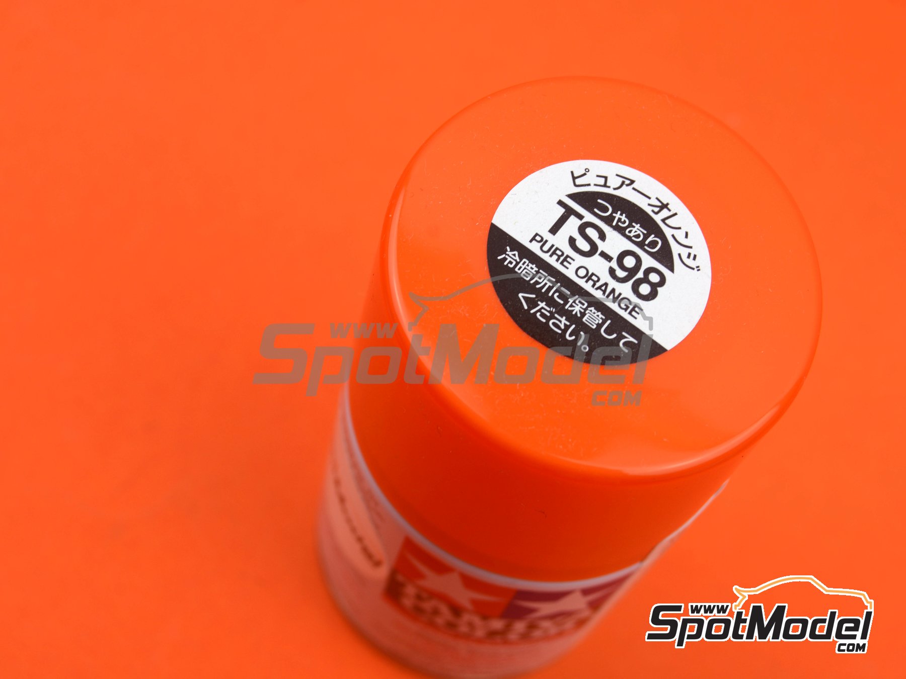 Image 2: Naranja puro TS-98 Pure orange - 1 x 100ml | Spray fabricado por Tamiya (ref. TS-98, tambien 4950344850983, 85098 y TAM85098)