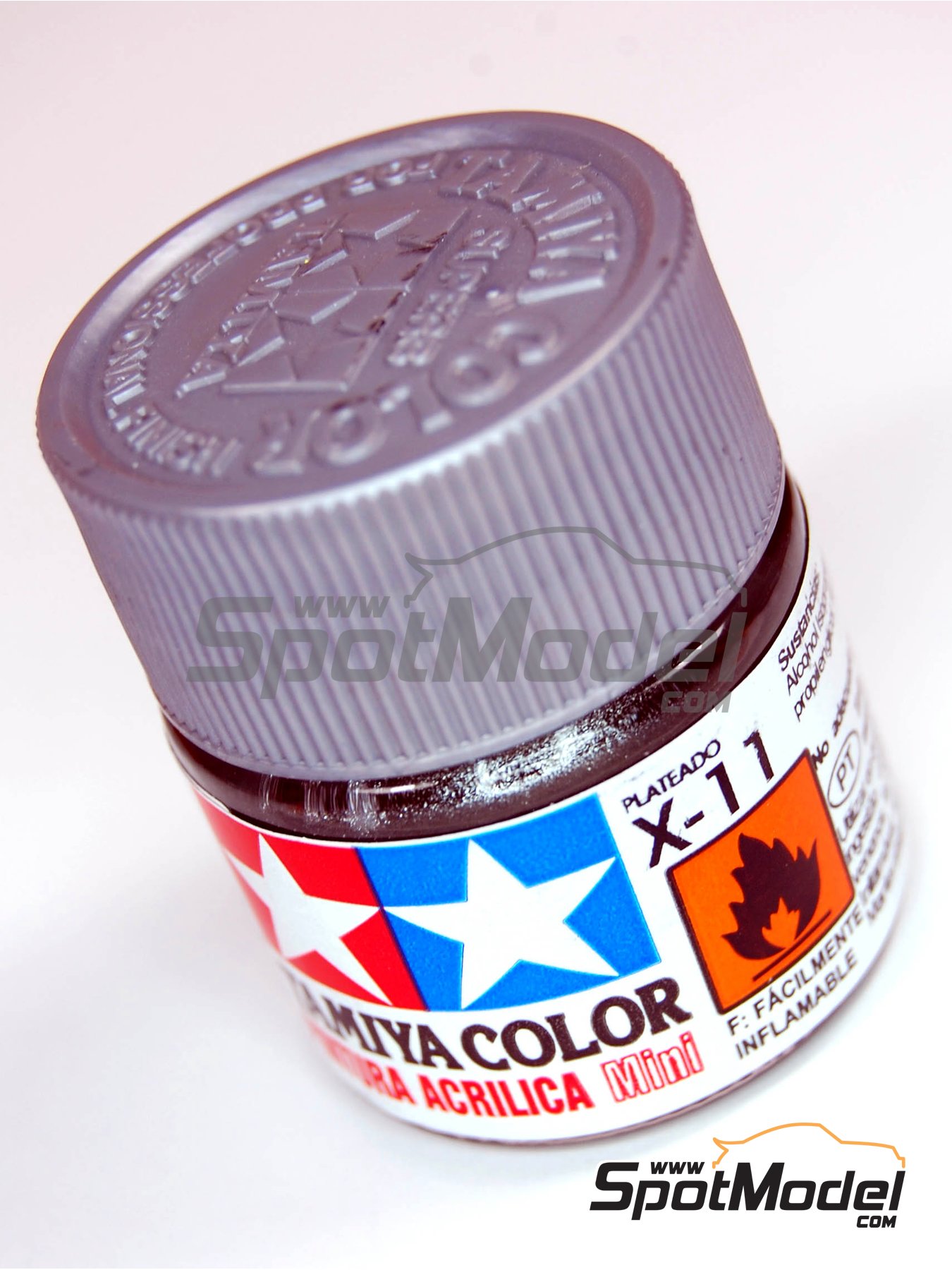 Tamiya Paint - X-32 Tamiya Paint - X-32 Titanium Silver Mini Acrylic Gloss  Finish 
