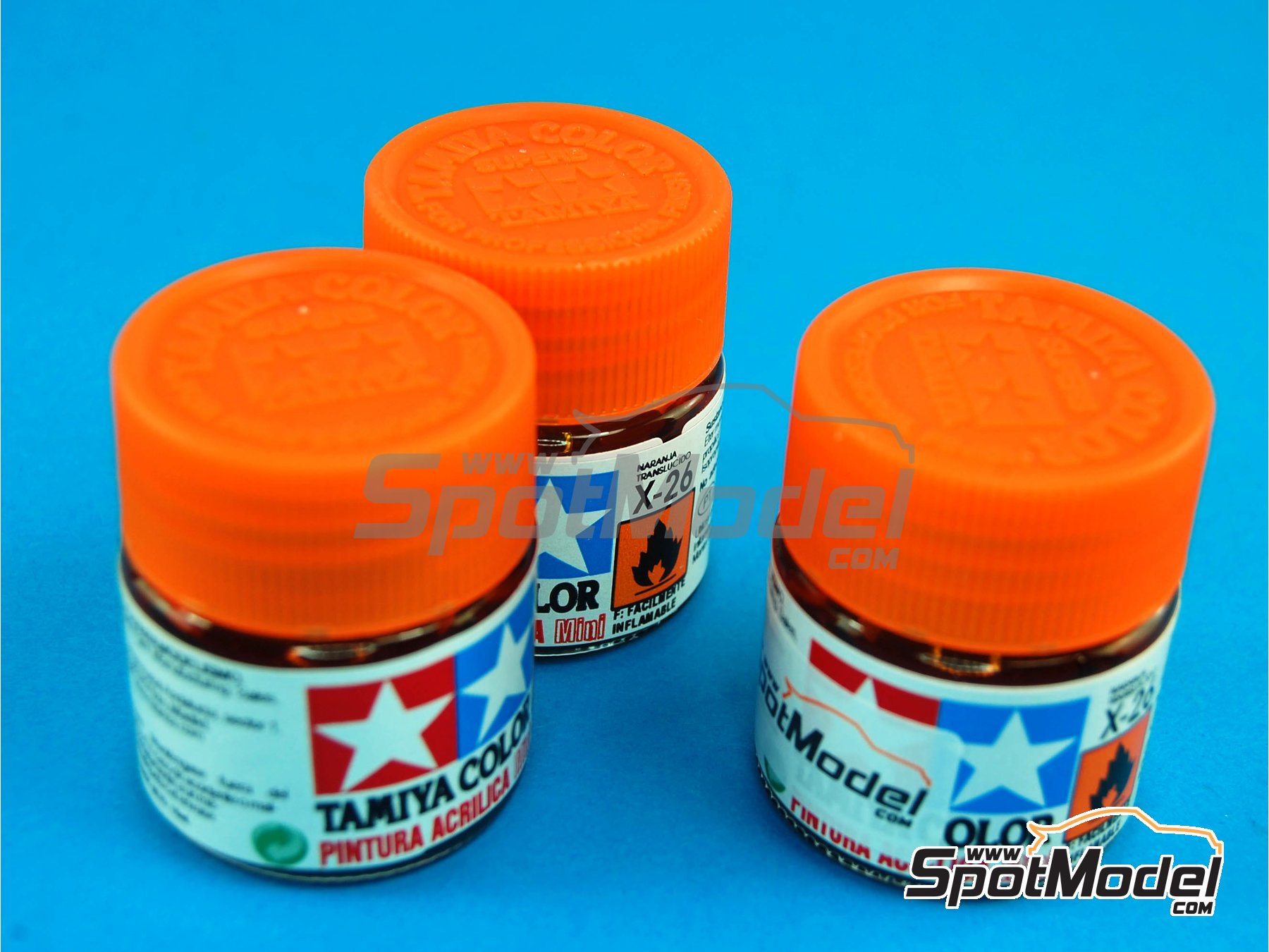 Acrylic Mini X-26 Clear Orange 10Ml Bottle / Tamiya USA