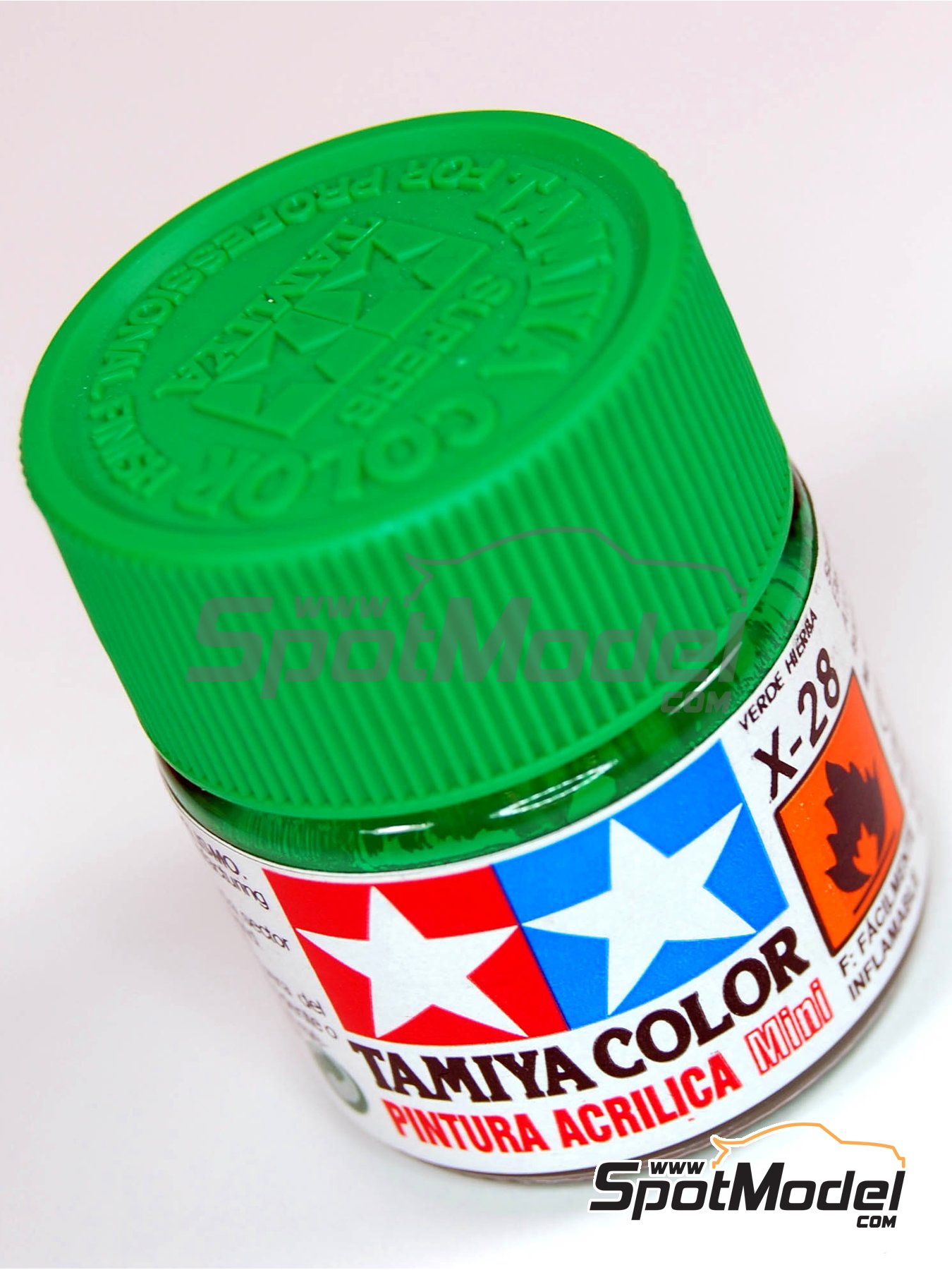 Tamiya 81528: Acrylic paint Park Green X-28 1 x 10ml (ref. X-28)