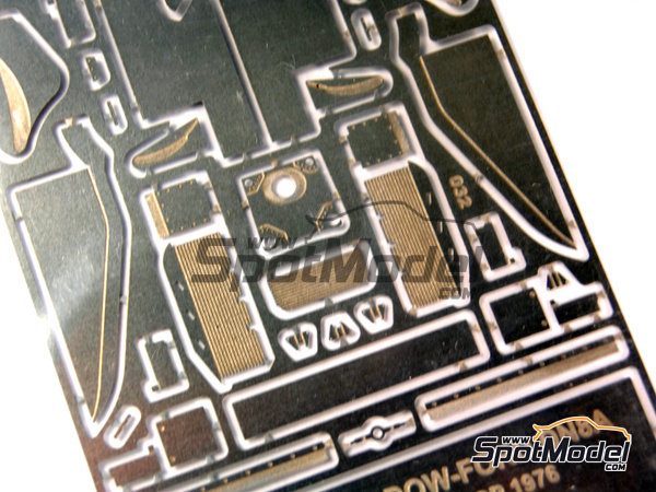 Image 12: Shadow DN8A Equipo Tabatip Shadow Racing patrocinado por F&S Properties - Gran Premio de Formula 1 de Holanda 1976 | Maqueta de coche en escala&nbsp;1/43 fabricado por This Way Up (ref.&nbsp;TWU032, tambien TWU 032)