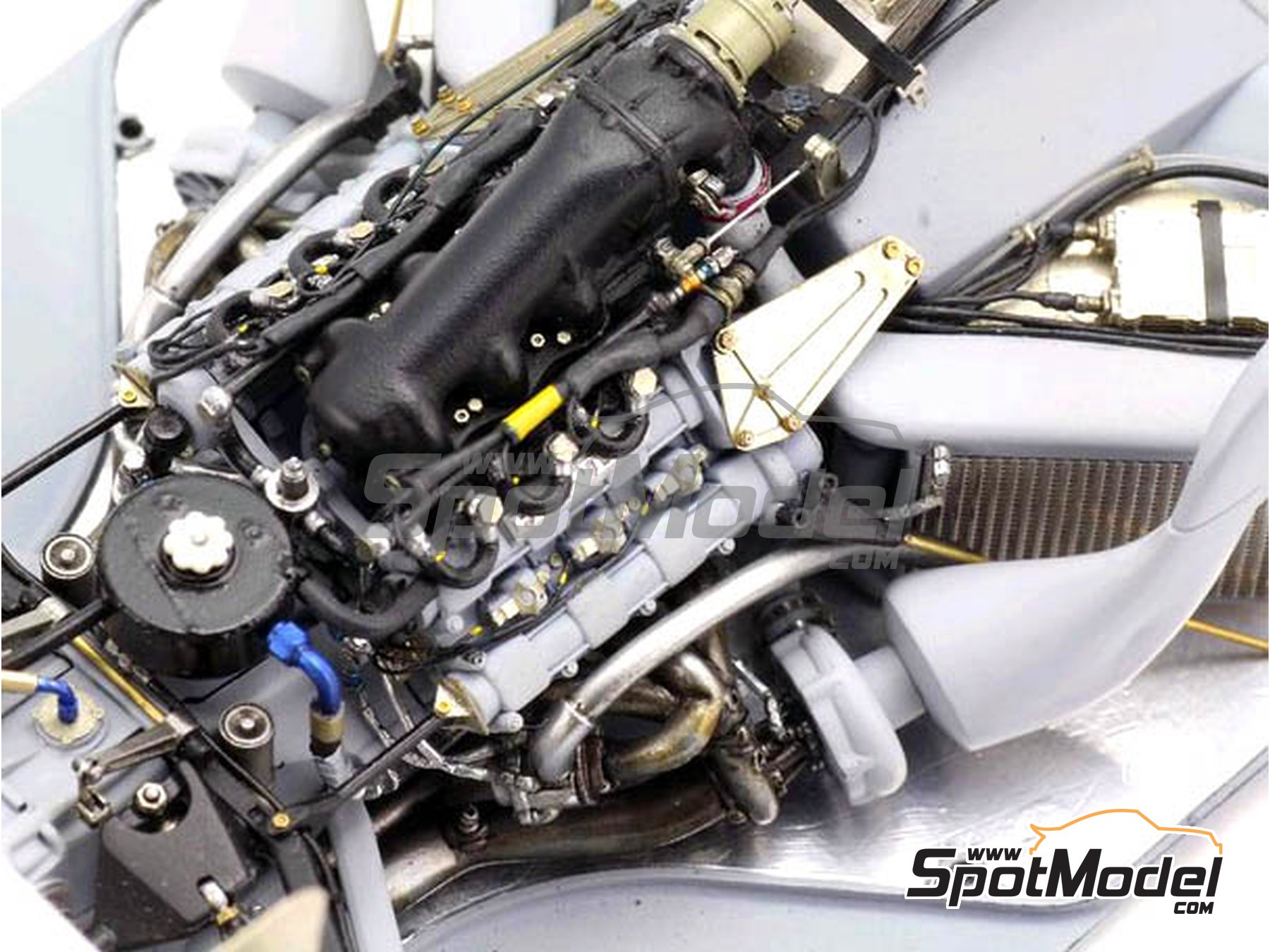 Image 6: McLaren Honda MP4/4 McLaren Racing Limited Team - FIA Formula 1 World Championship 1988 | Detail up set in 1/20 scale manufactured by Top Studio (ref.&nbsp;MD29011)