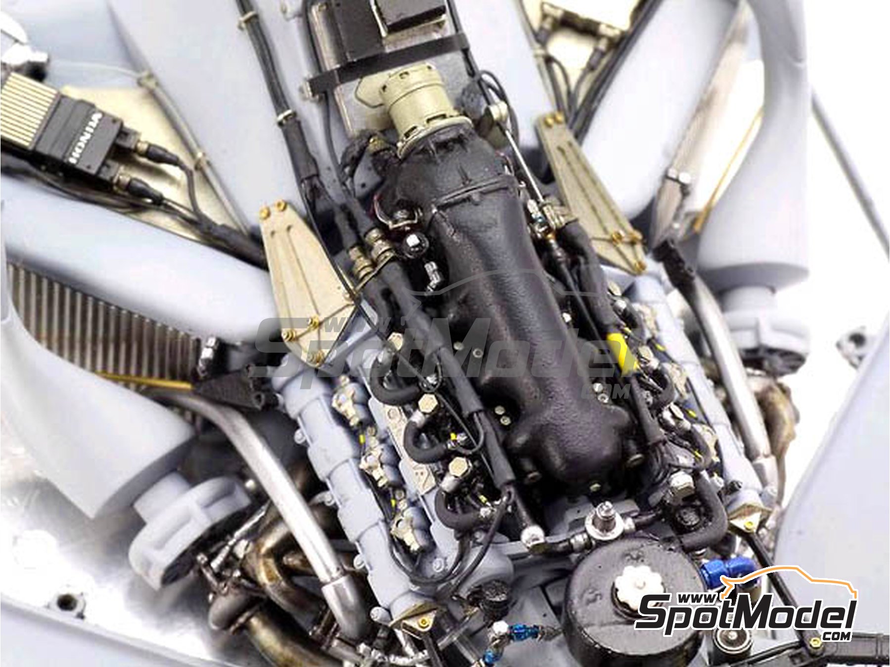 Image 7: McLaren Honda MP4/4 McLaren Racing Limited Team - FIA Formula 1 World Championship 1988 | Detail up set in 1/20 scale manufactured by Top Studio (ref.&nbsp;MD29011)