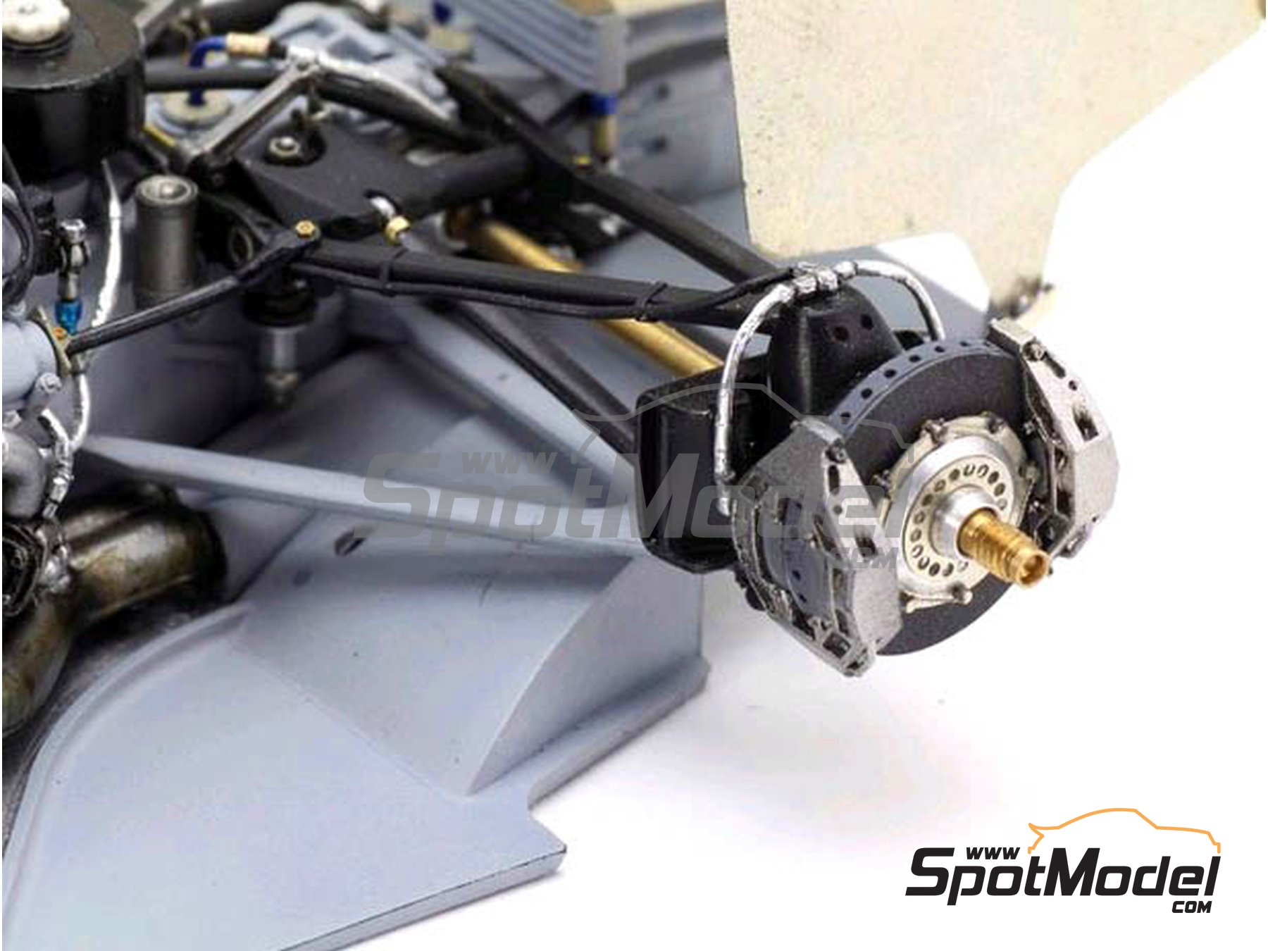 Image 9: McLaren Honda MP4/4 McLaren Racing Limited Team - FIA Formula 1 World Championship 1988 | Detail up set in 1/20 scale manufactured by Top Studio (ref.&nbsp;MD29011)