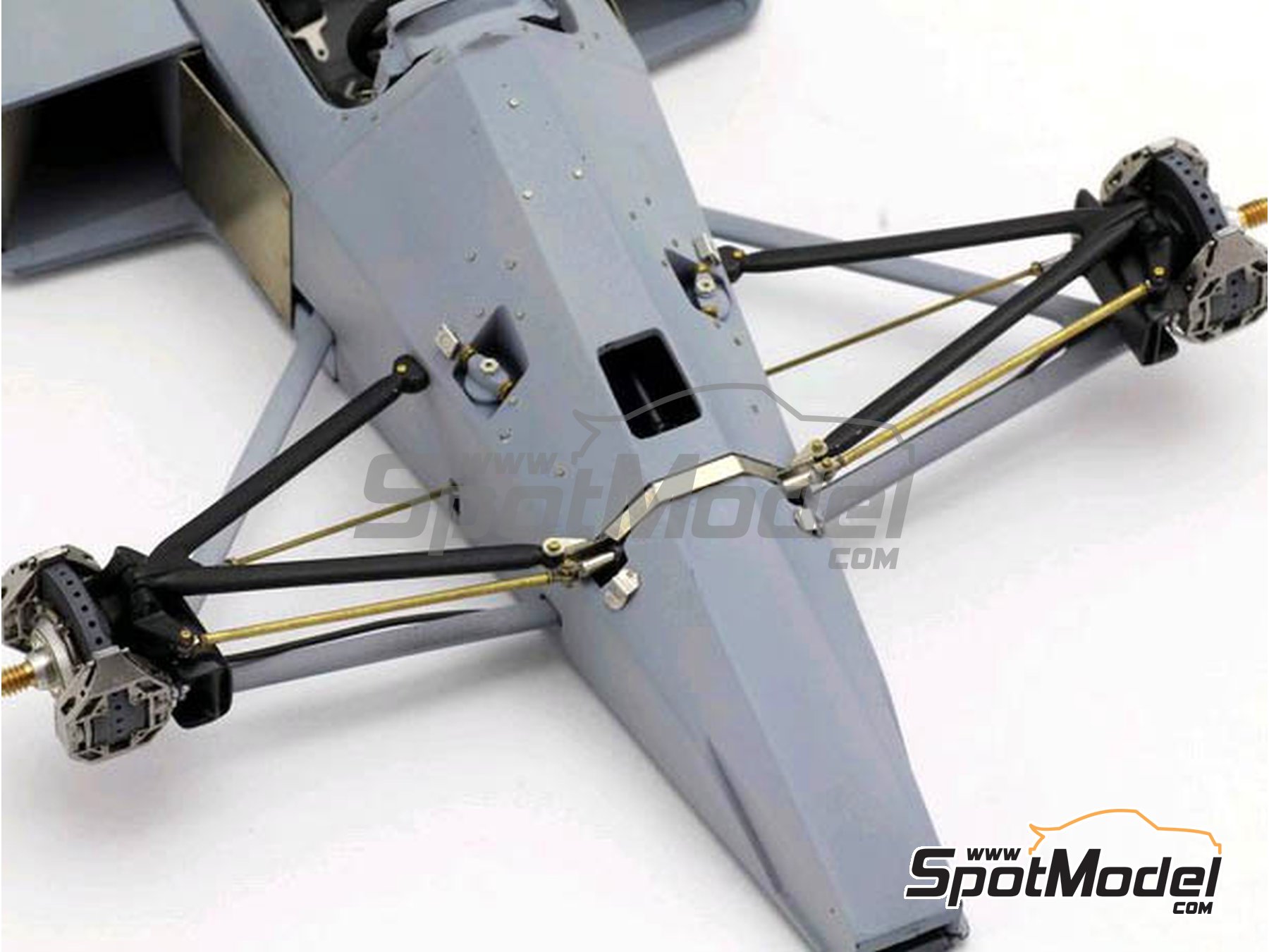 Image 14: McLaren Honda MP4/4 McLaren Racing Limited Team - FIA Formula 1 World Championship 1988 | Detail up set in 1/20 scale manufactured by Top Studio (ref.&nbsp;MD29011)