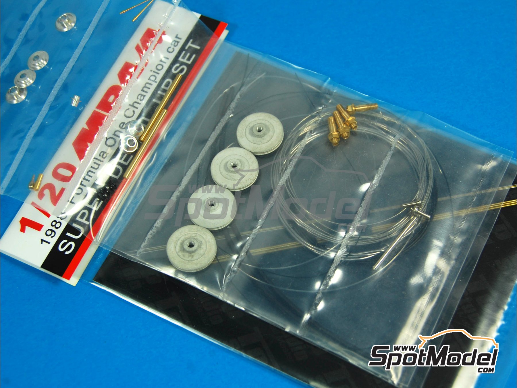 Image 20: McLaren Honda MP4/4 McLaren Racing Limited Team - FIA Formula 1 World Championship 1988 | Detail up set in 1/20 scale manufactured by Top Studio (ref.&nbsp;MD29011)