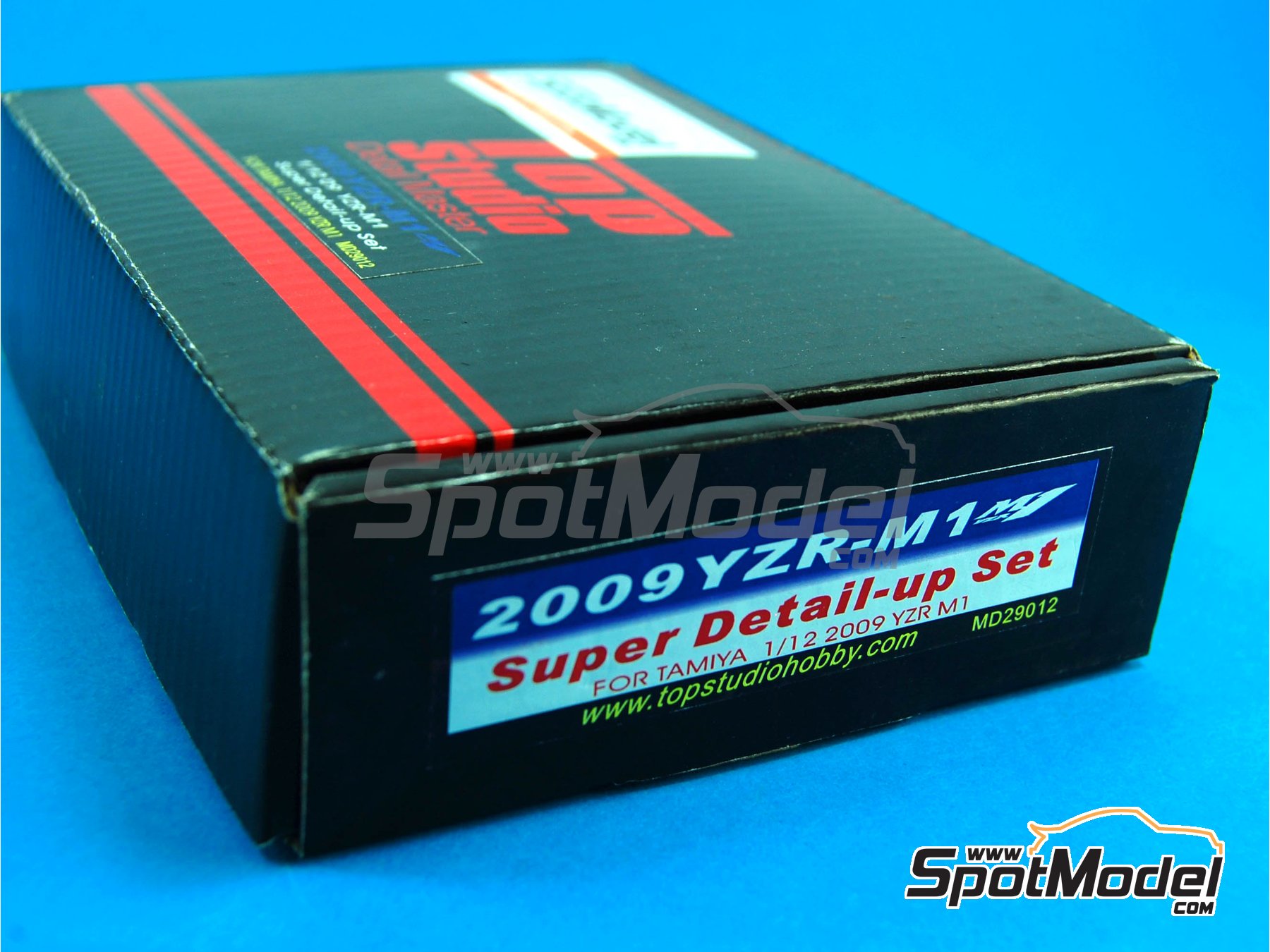 Image 14: Yamaha YZR-M1 - Motorcycle World Championship 2009 | Detail up set in 1/12 scale manufactured by Top Studio (ref.&nbsp;MD29012)